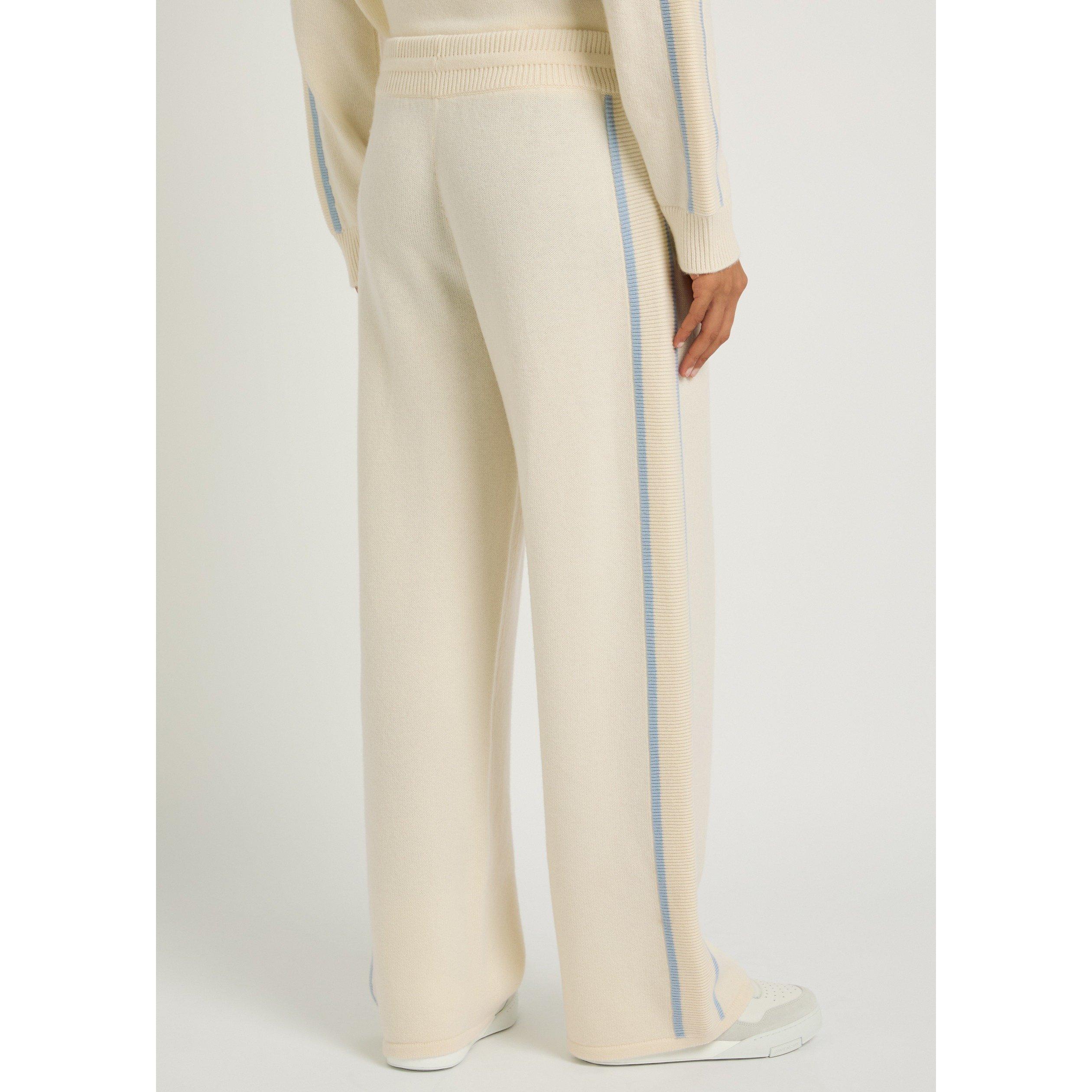 CREAM - Casablanca - Men's Wool Cashmere Knitted Trousers - 3