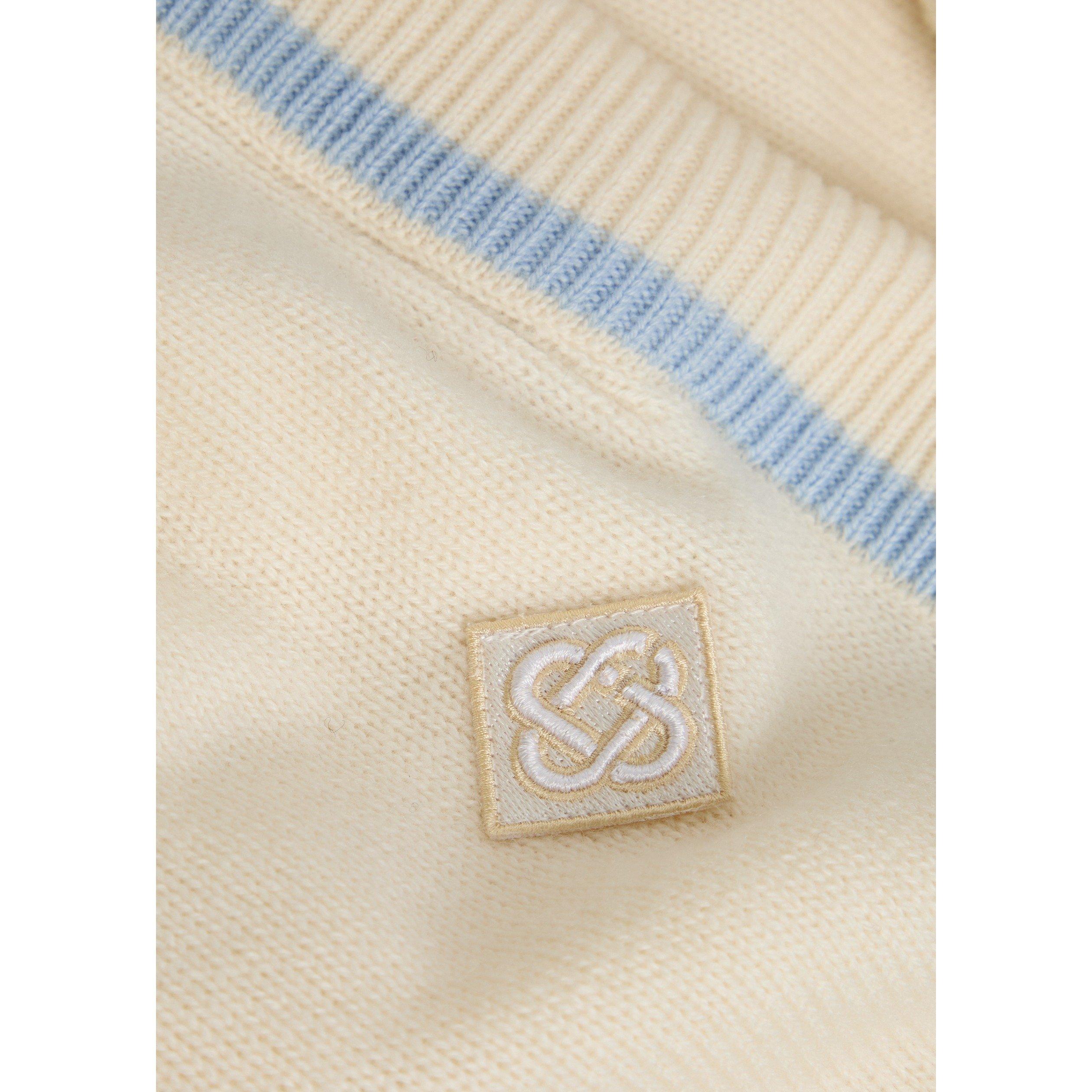 CREAM - Casablanca - Men's Wool Cashmere Knitted Trousers - 4