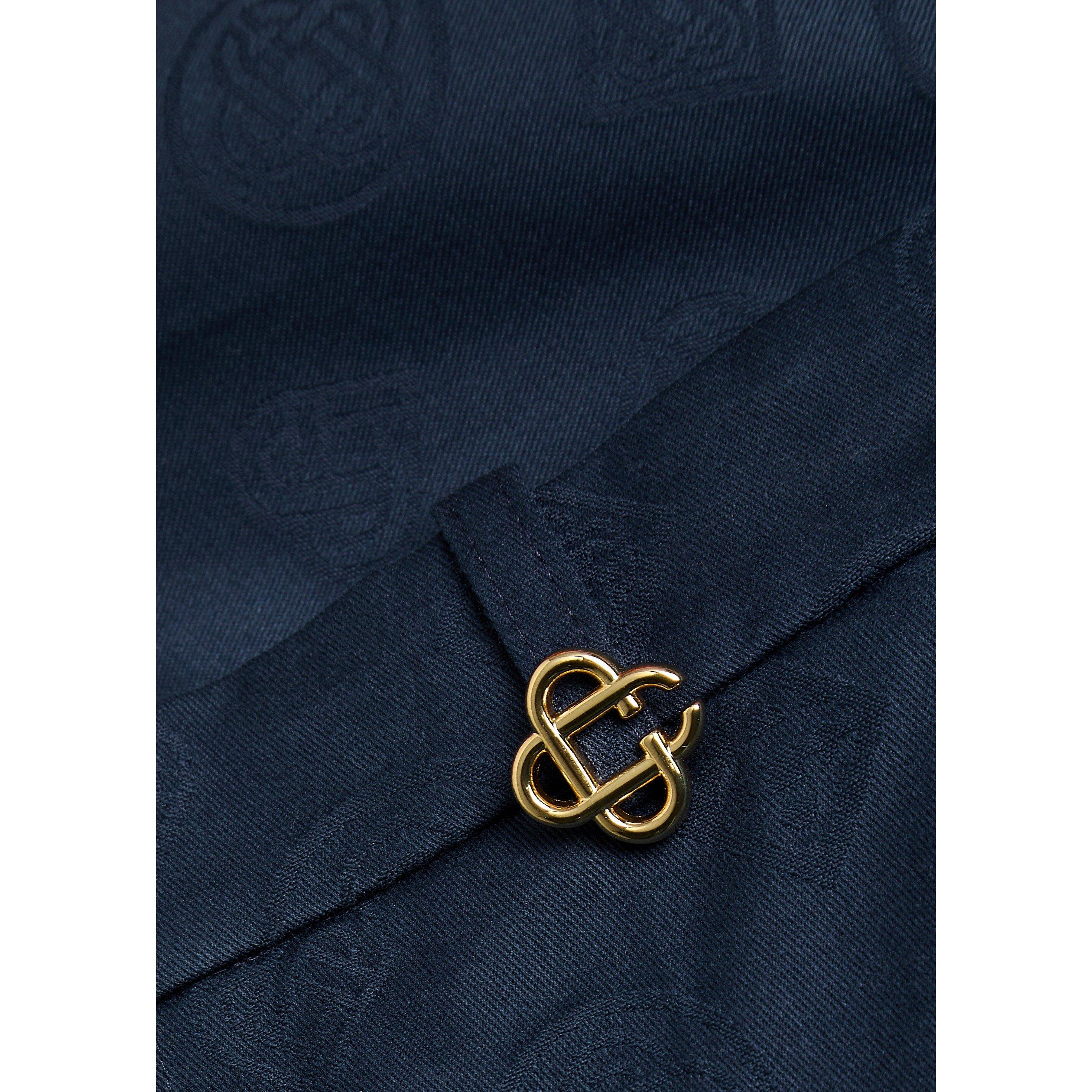 NAVY - Casablanca - CAS MONOGRAM SHORTS - 4