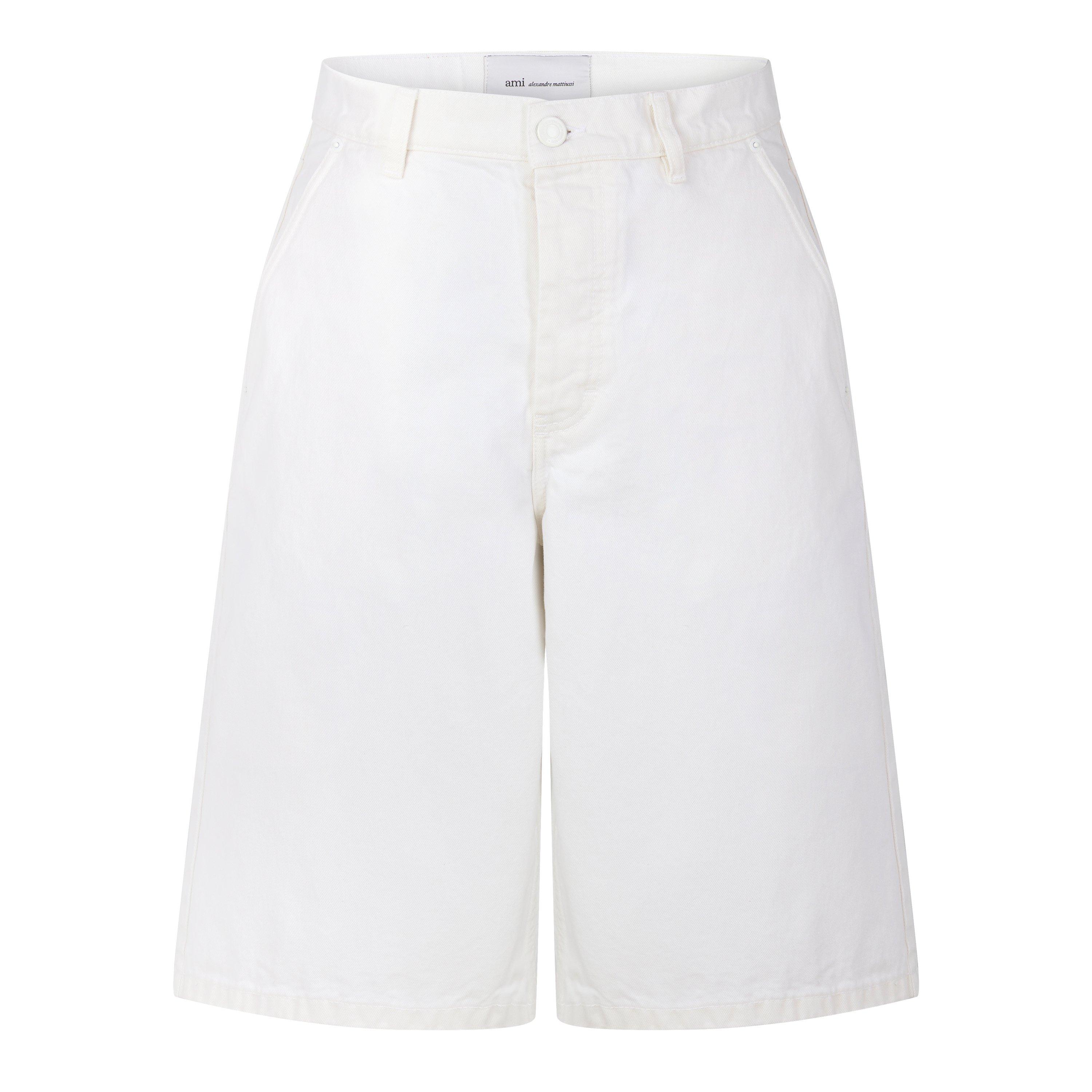 CREAM - AMI Paris - AMI LOOSE BERMUDA SHORTS - 1
