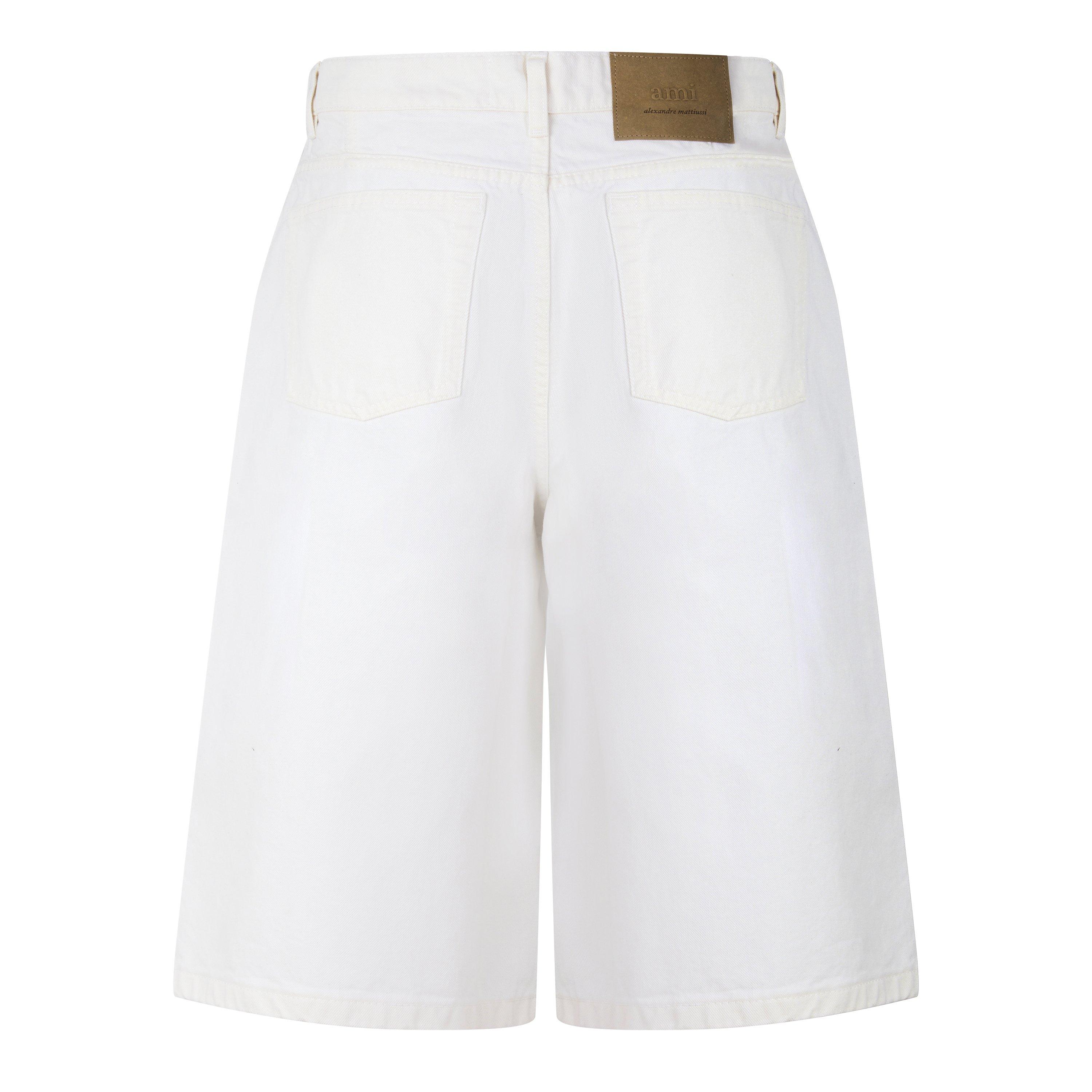 CREAM - AMI Paris - AMI LOOSE BERMUDA SHORTS - 2