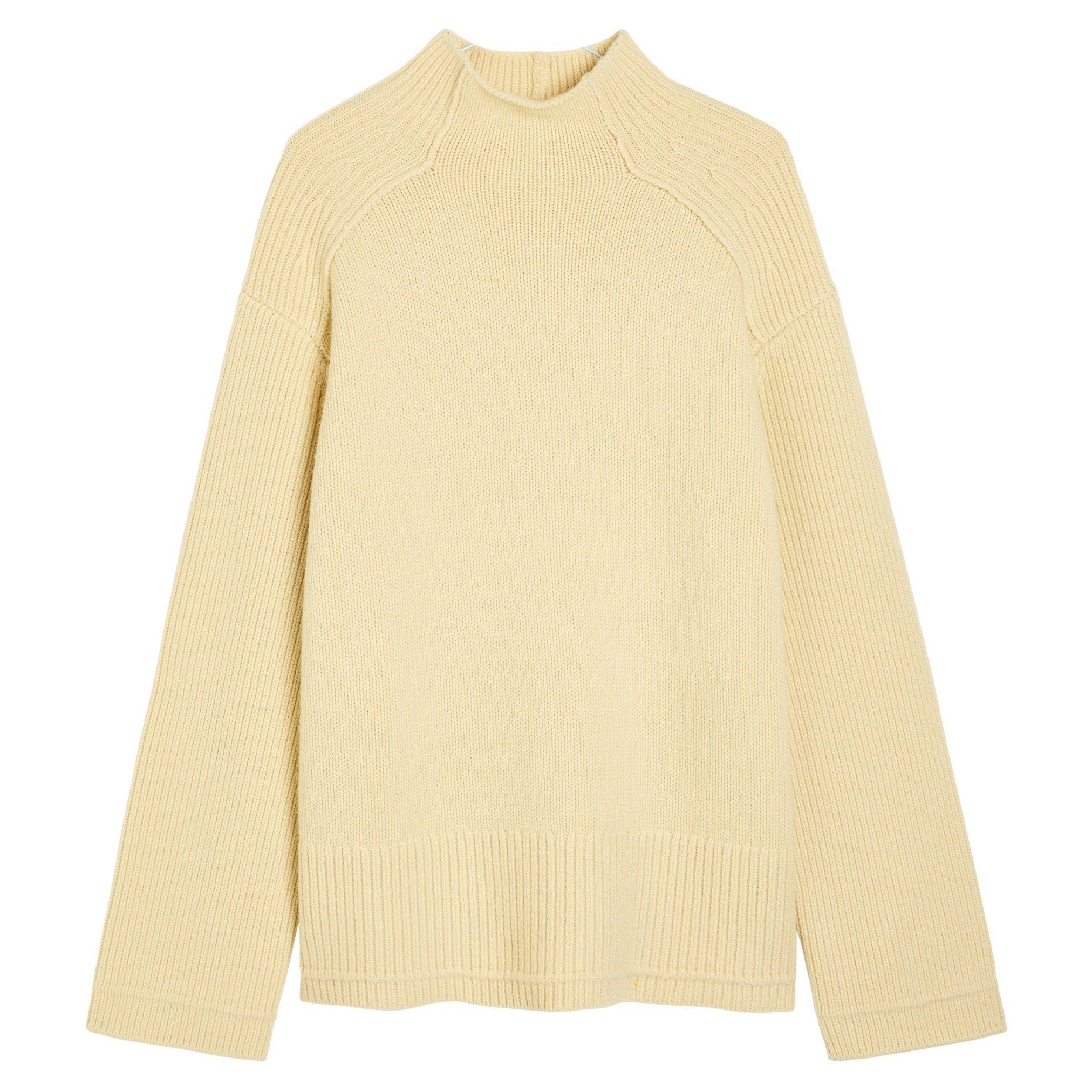 YELLOW - Maria McManus - KW BUTTON MOCK NECK
