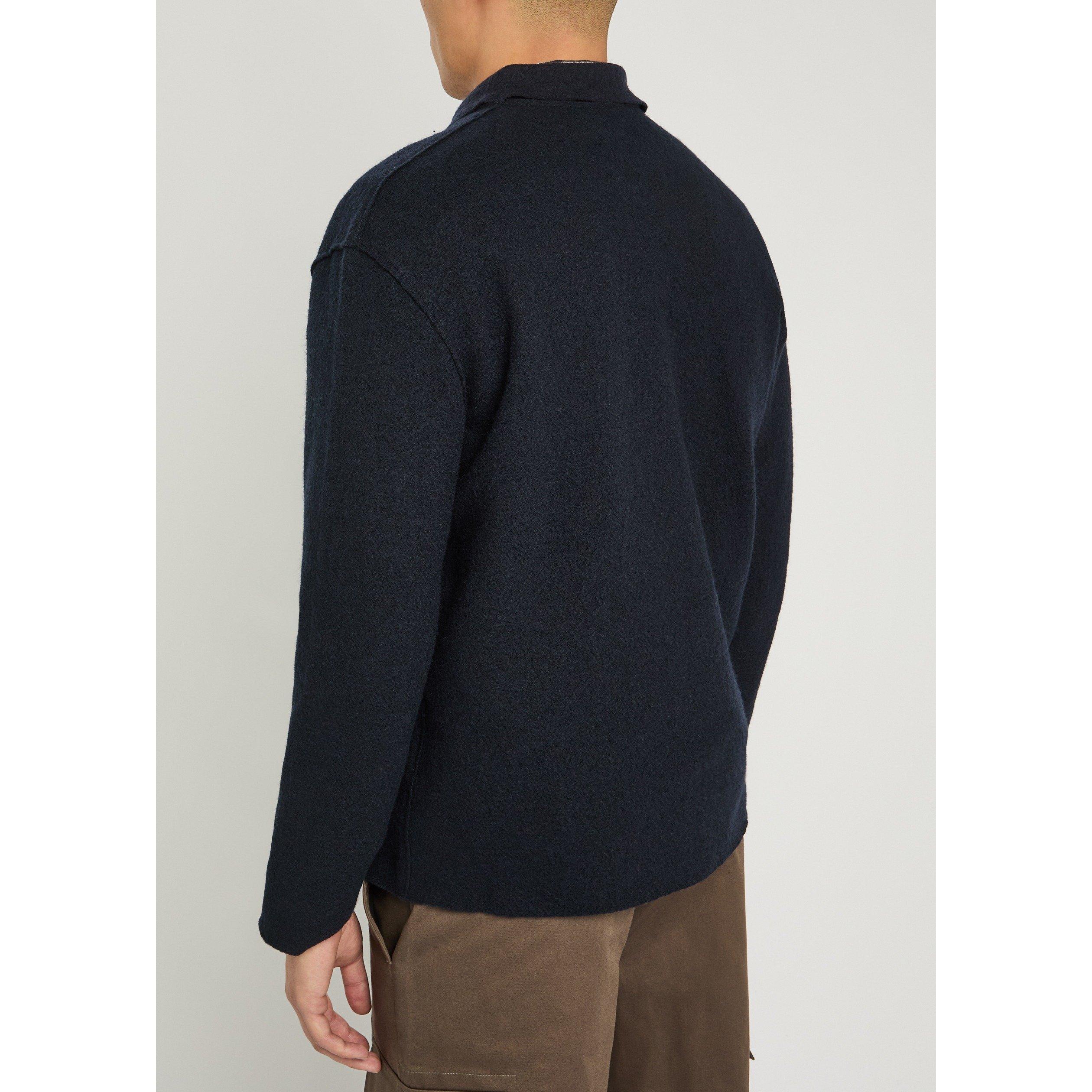 NAVY - NN07 - Men's Jonas Full-Zip Wool Cardigan - 3