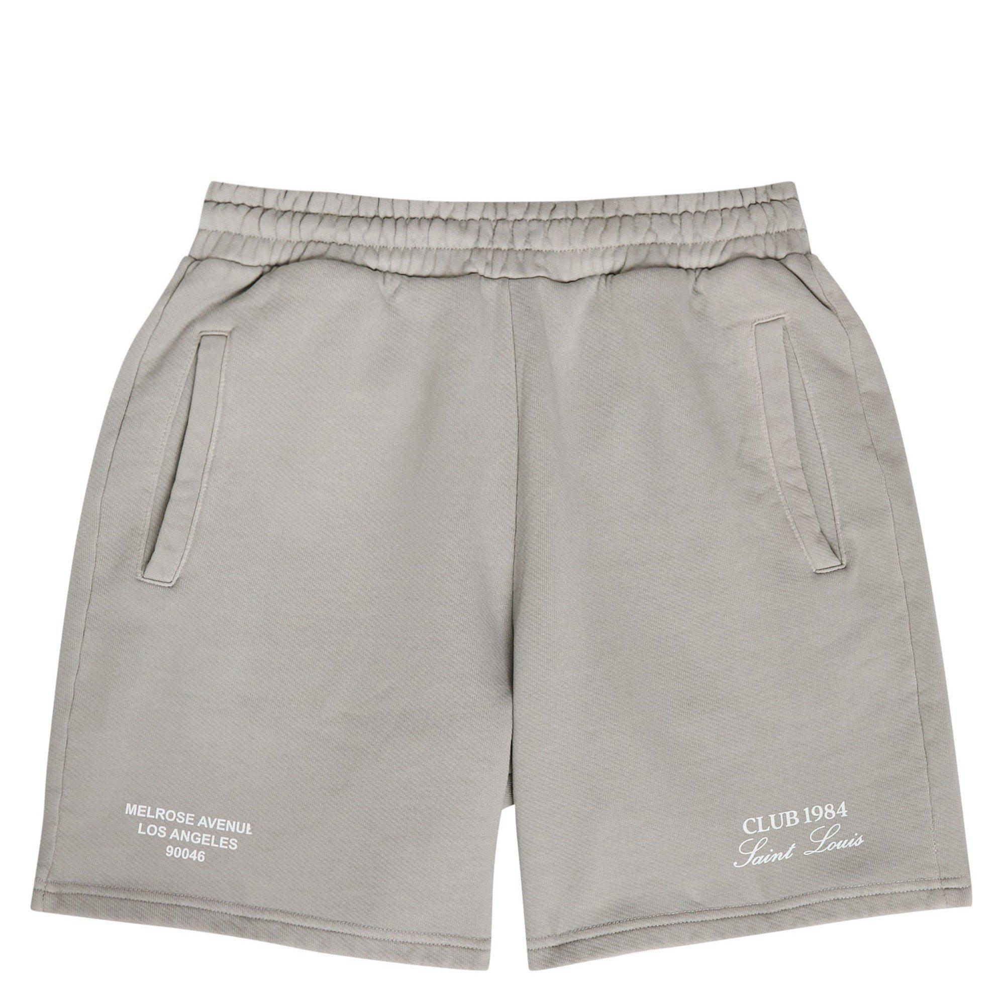 GREY - Club 1985 - Men's Club 1984 Melrose Cotton Jogger Shorts