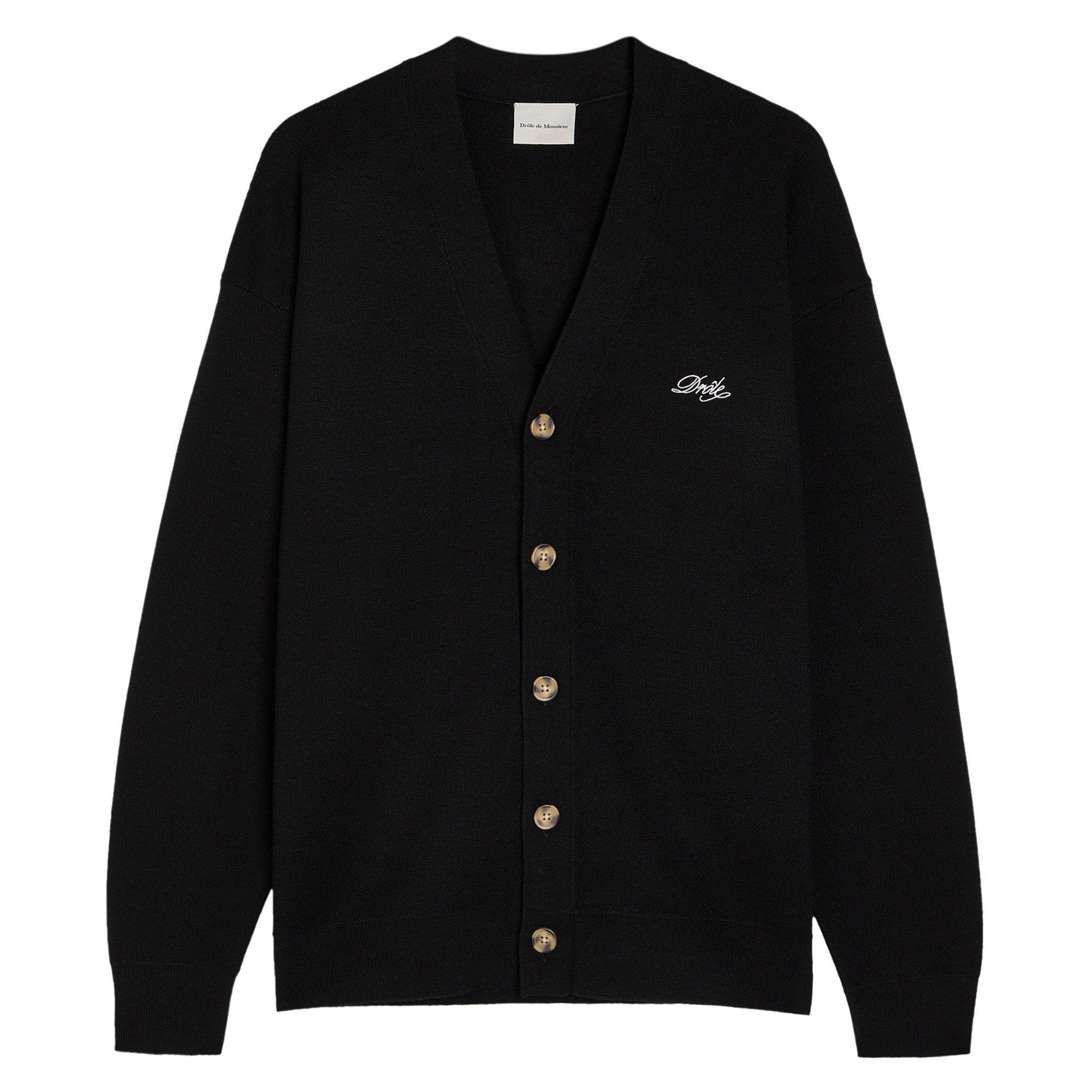 BLACK - Drole De Monsieur - DROLE LE CARDIGAN