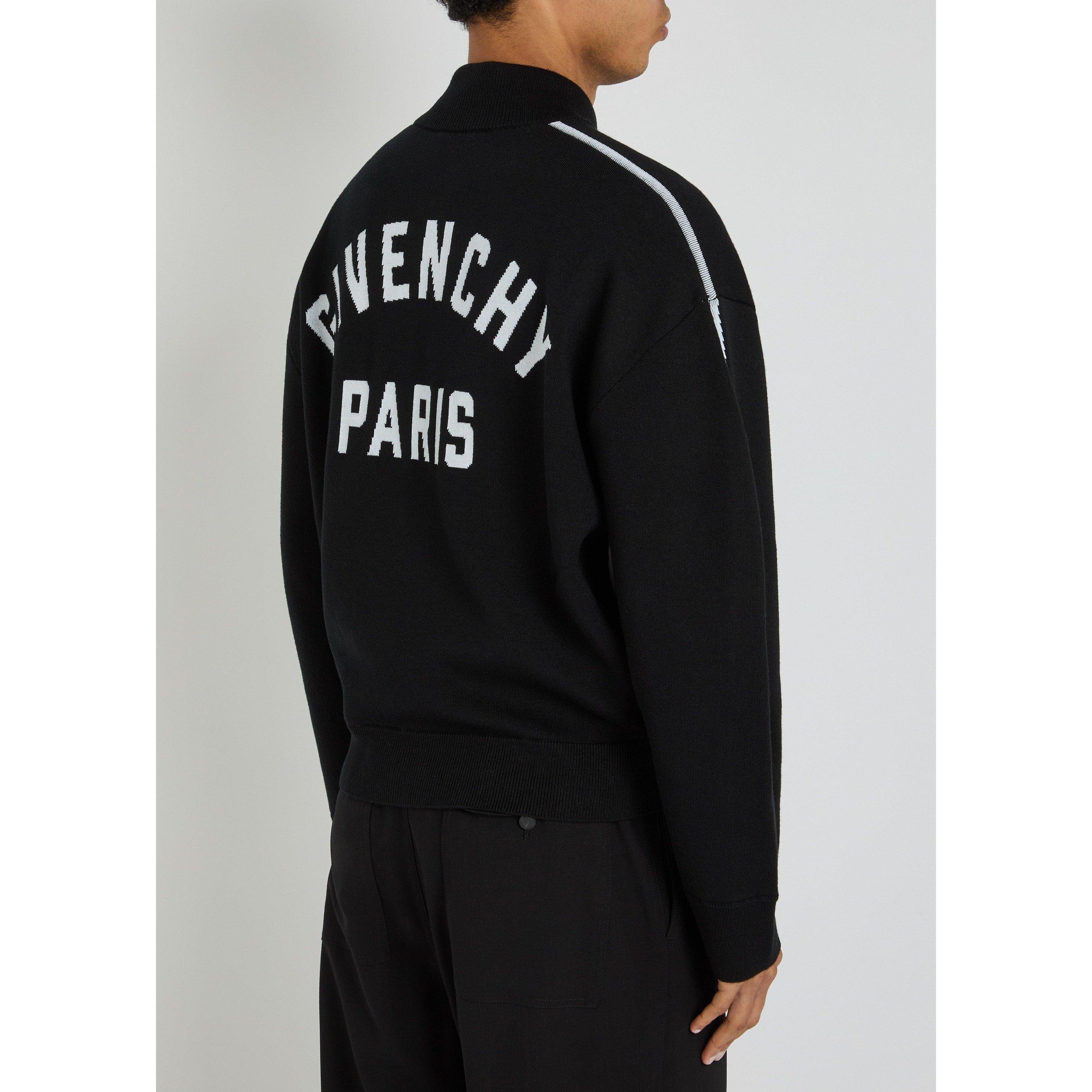 BLACK - GIVENCHY - GIV COUTURE SEAM ZIPPED CARDIG - 3