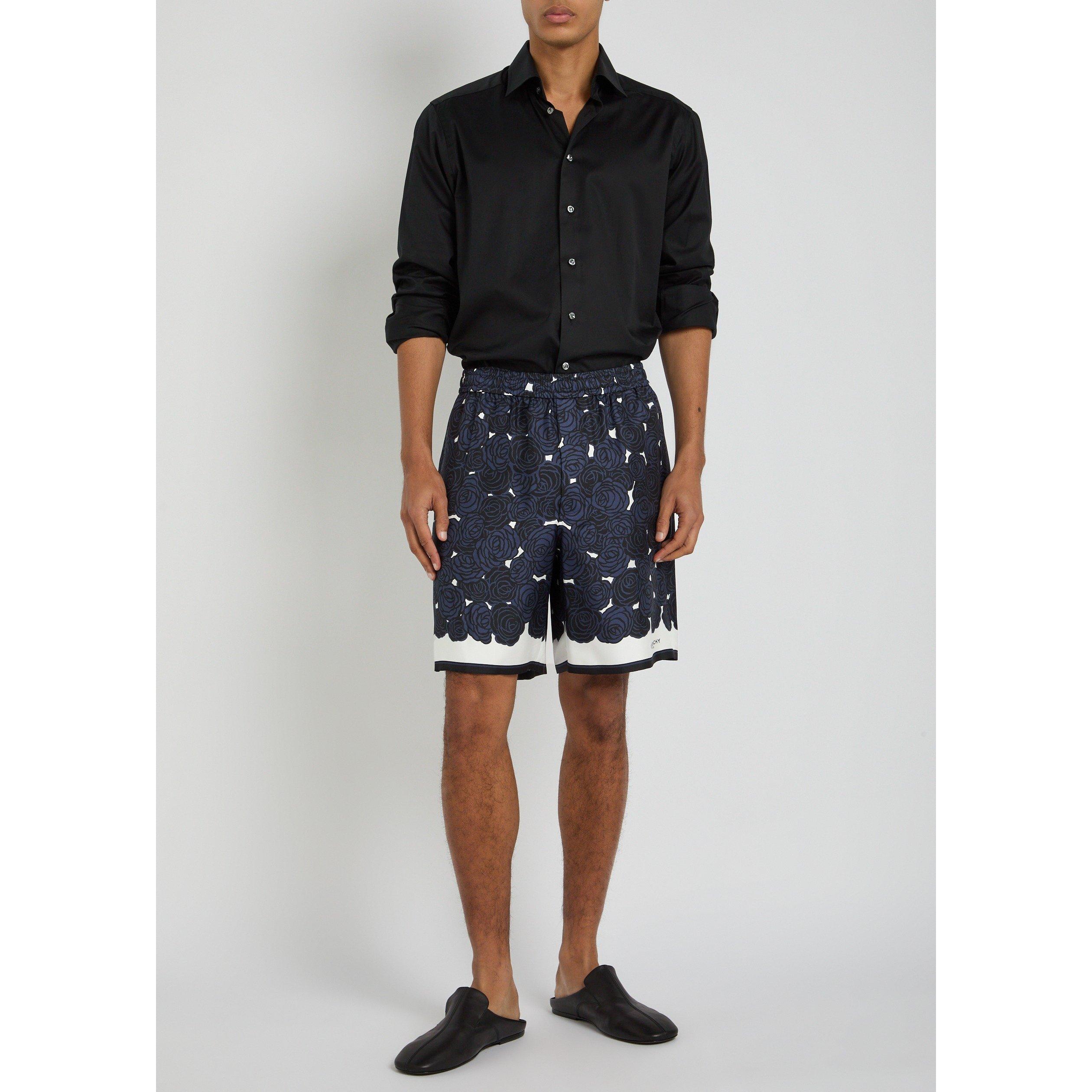 NAVY - GIVENCHY - GIV ELASTICATED BELT SHORT - 5