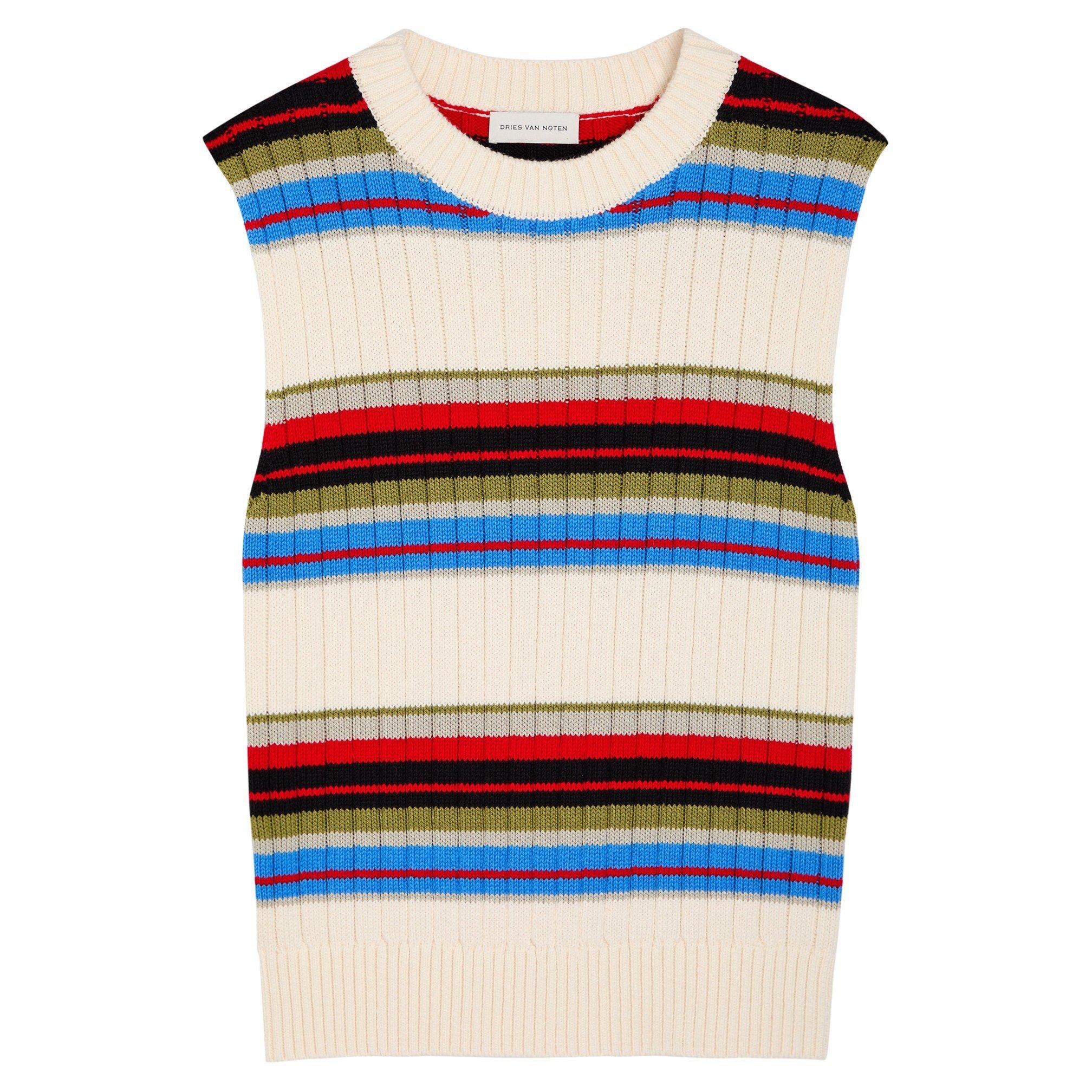 Dries Van Noten | DVN MOSAIC KNIT VEST | Flannels