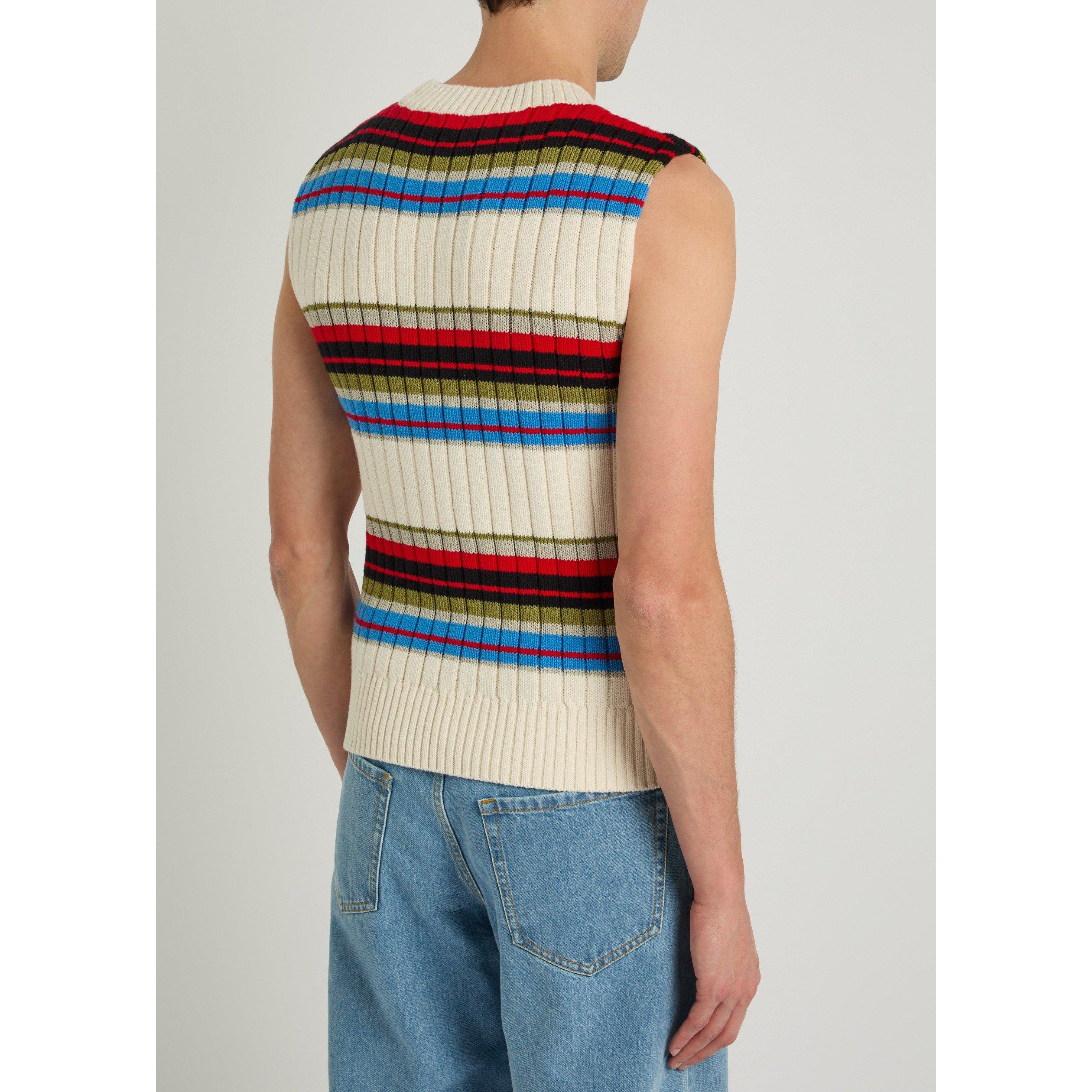 Dries Van Noten | DVN MOSAIC KNIT VEST | Flannels