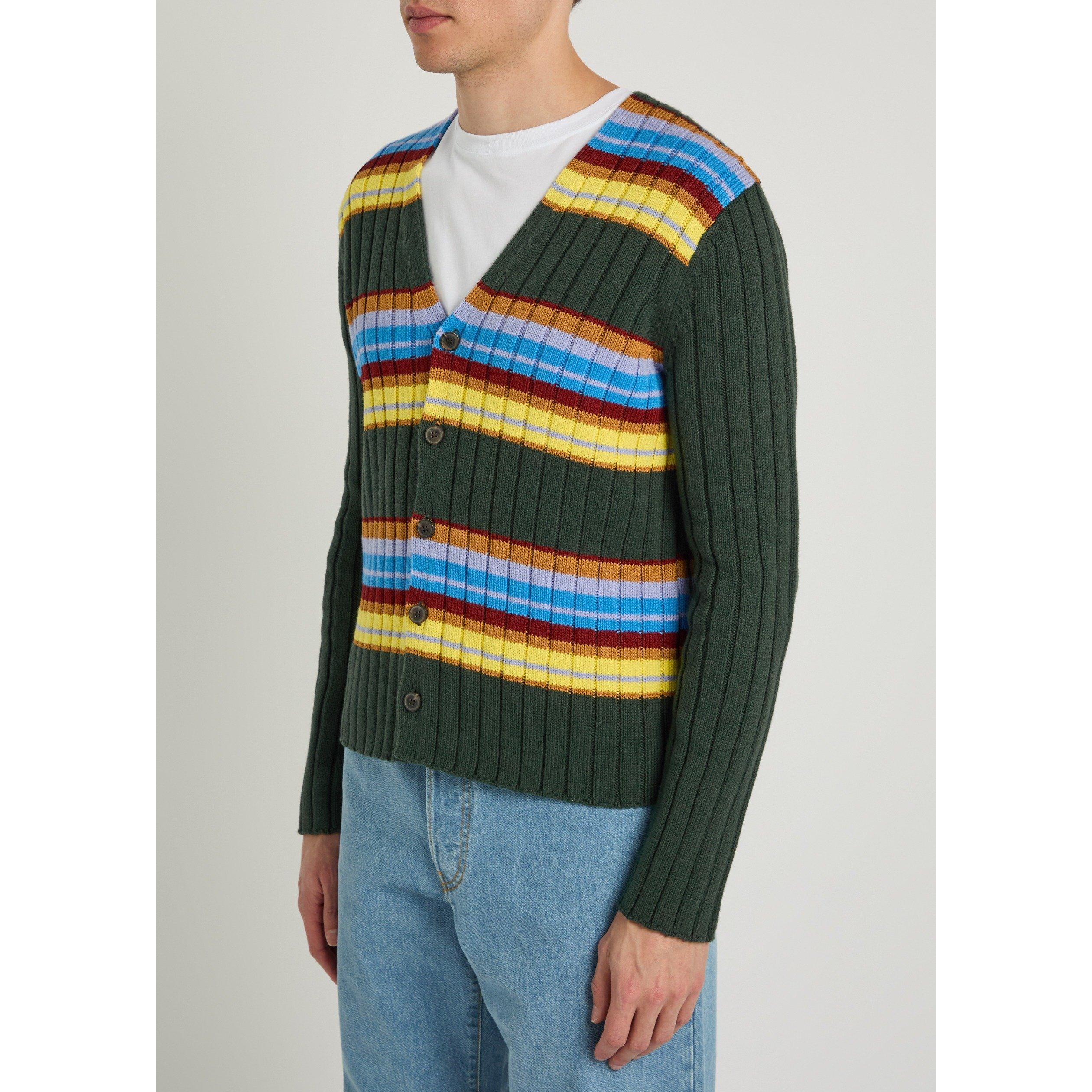 MULTICOLOURED 1 - Dries Van Noten - DVN STRIPED CARDIGAN - 2