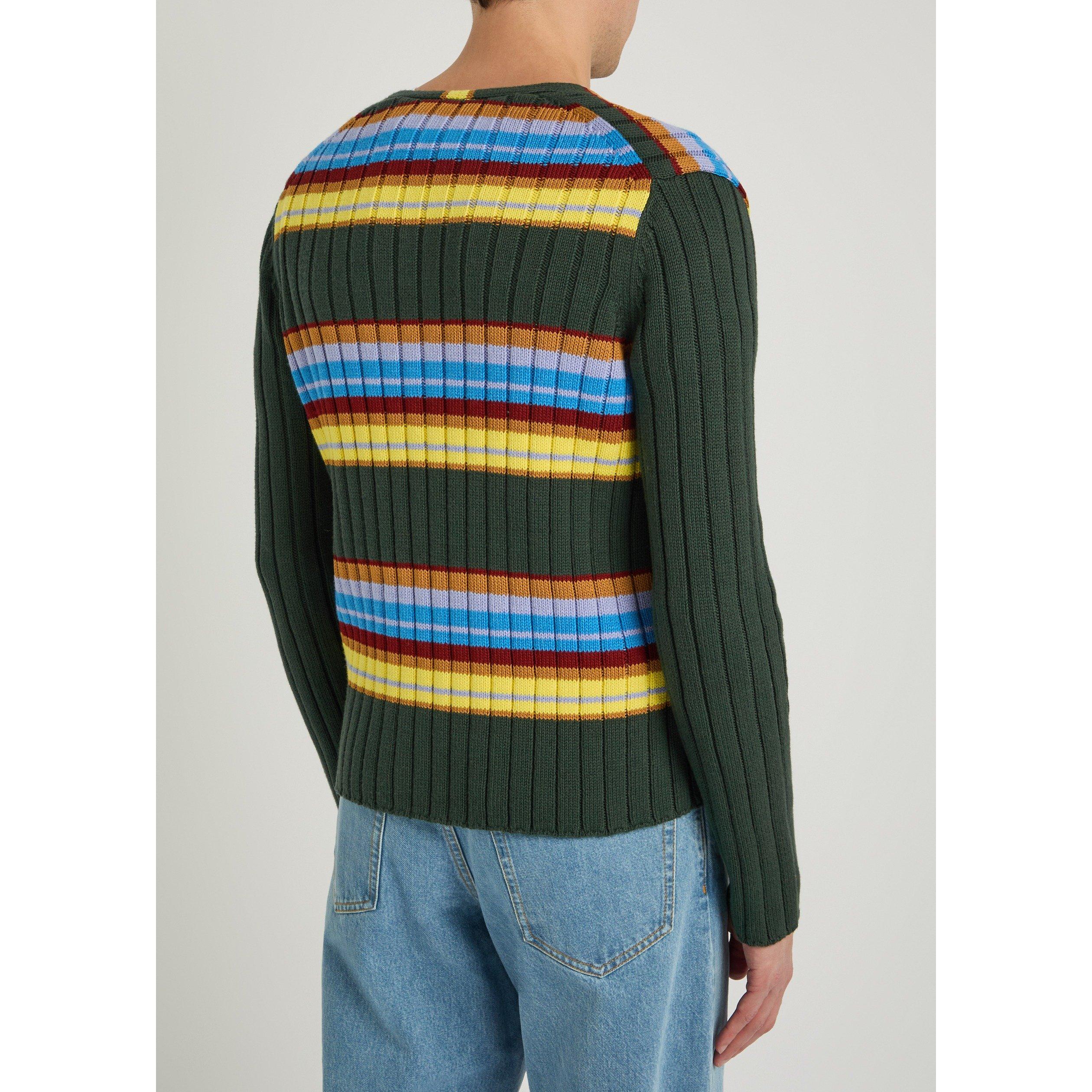 MULTICOLOURED 1 - Dries Van Noten - DVN STRIPED CARDIGAN - 3