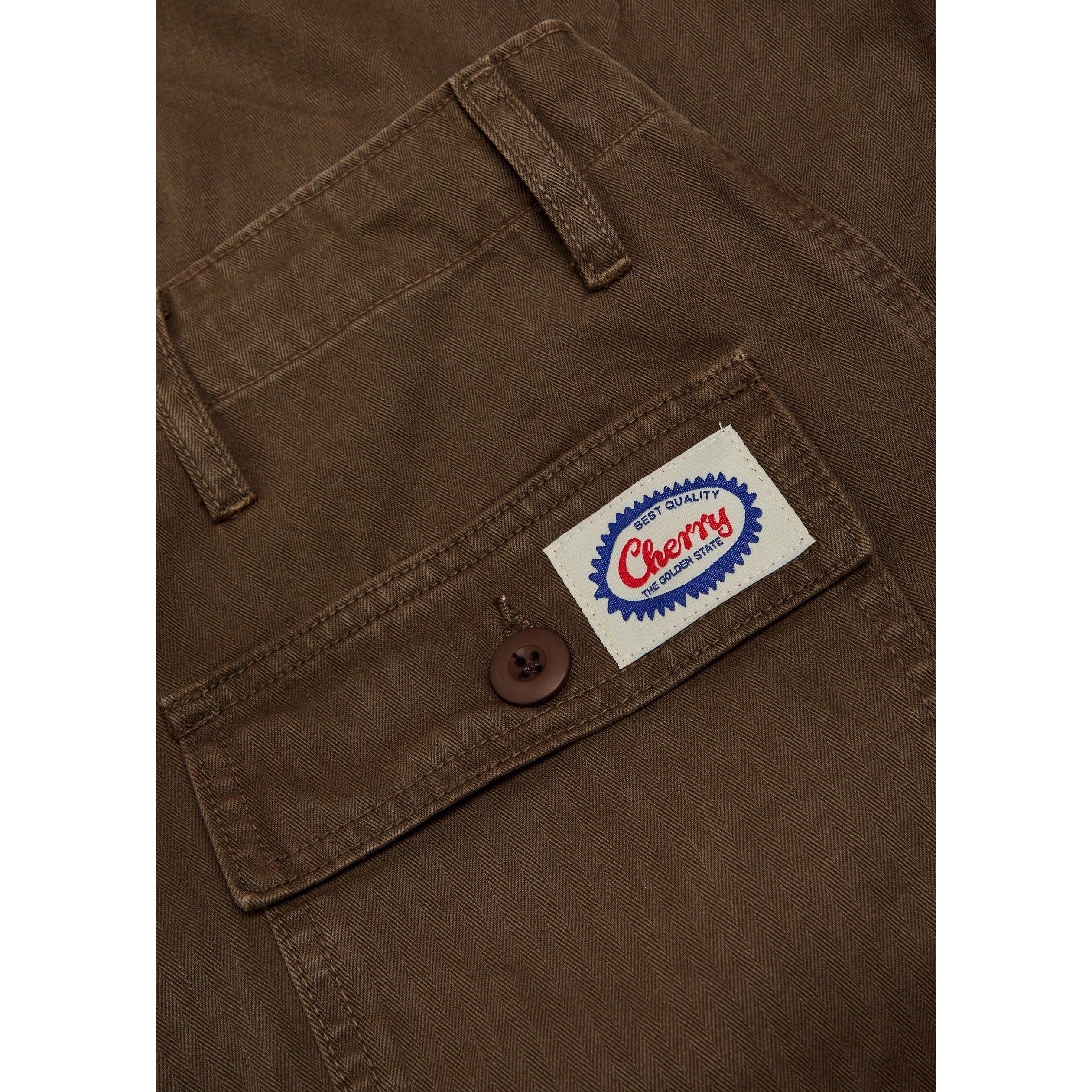 BROWN - Cherry LA - CHERRY HERRINGBONE PARACHUTE P - 4