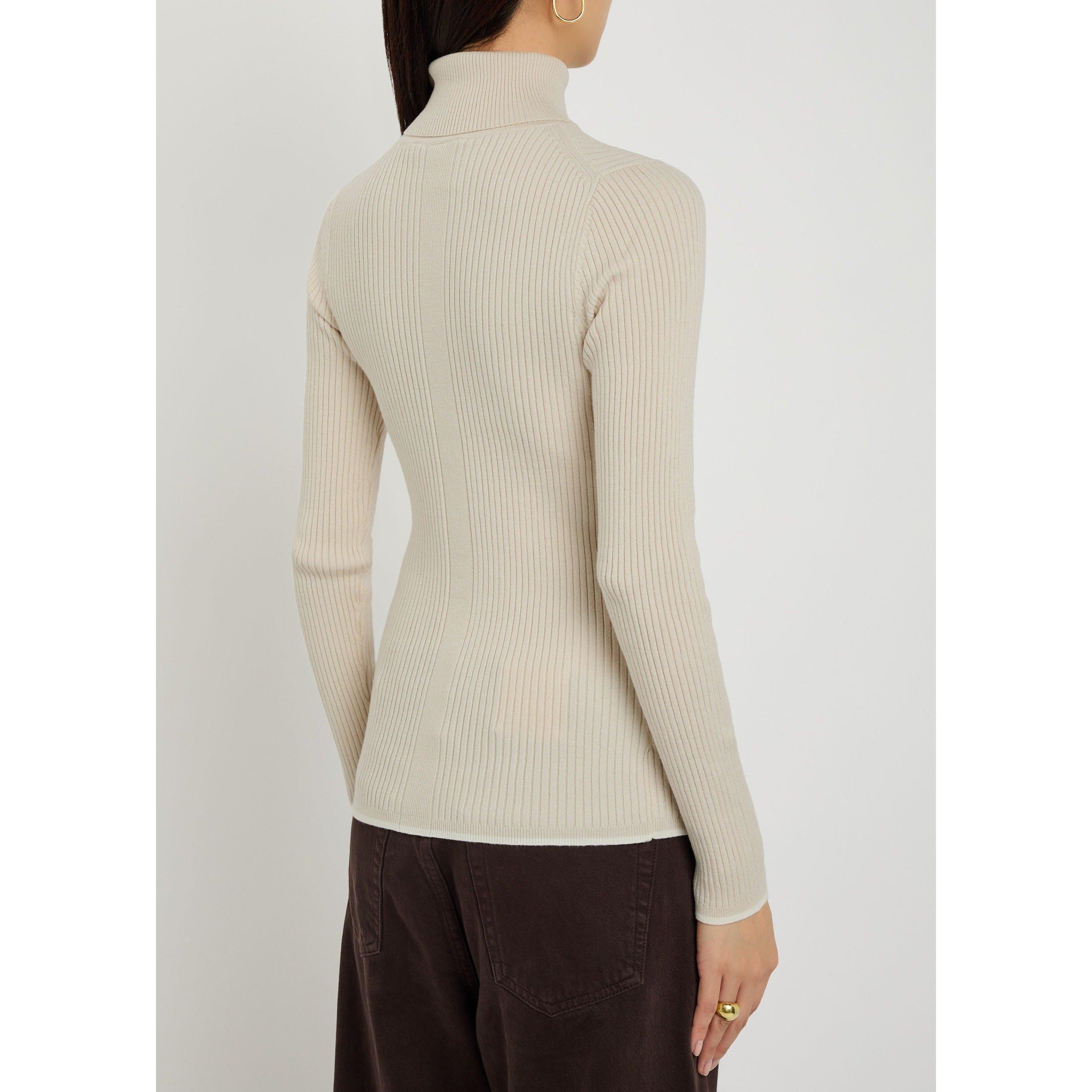 CREAM - Varley - T RAVENA ROLL NECK TOP 2.0 - 3