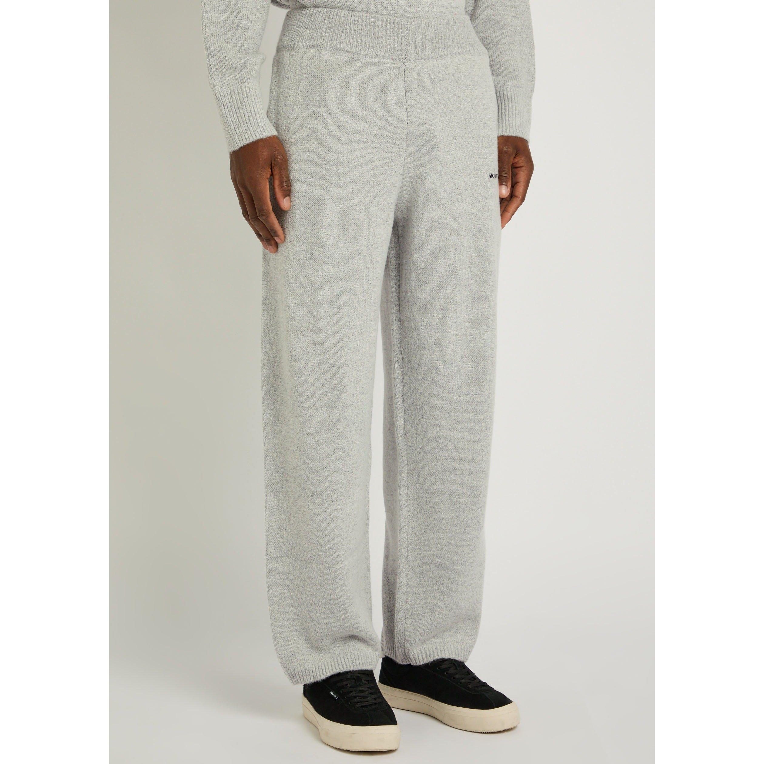 GREY - MKI MIYUKI ZOKU - Men's Wool Knitted Trousers - 2