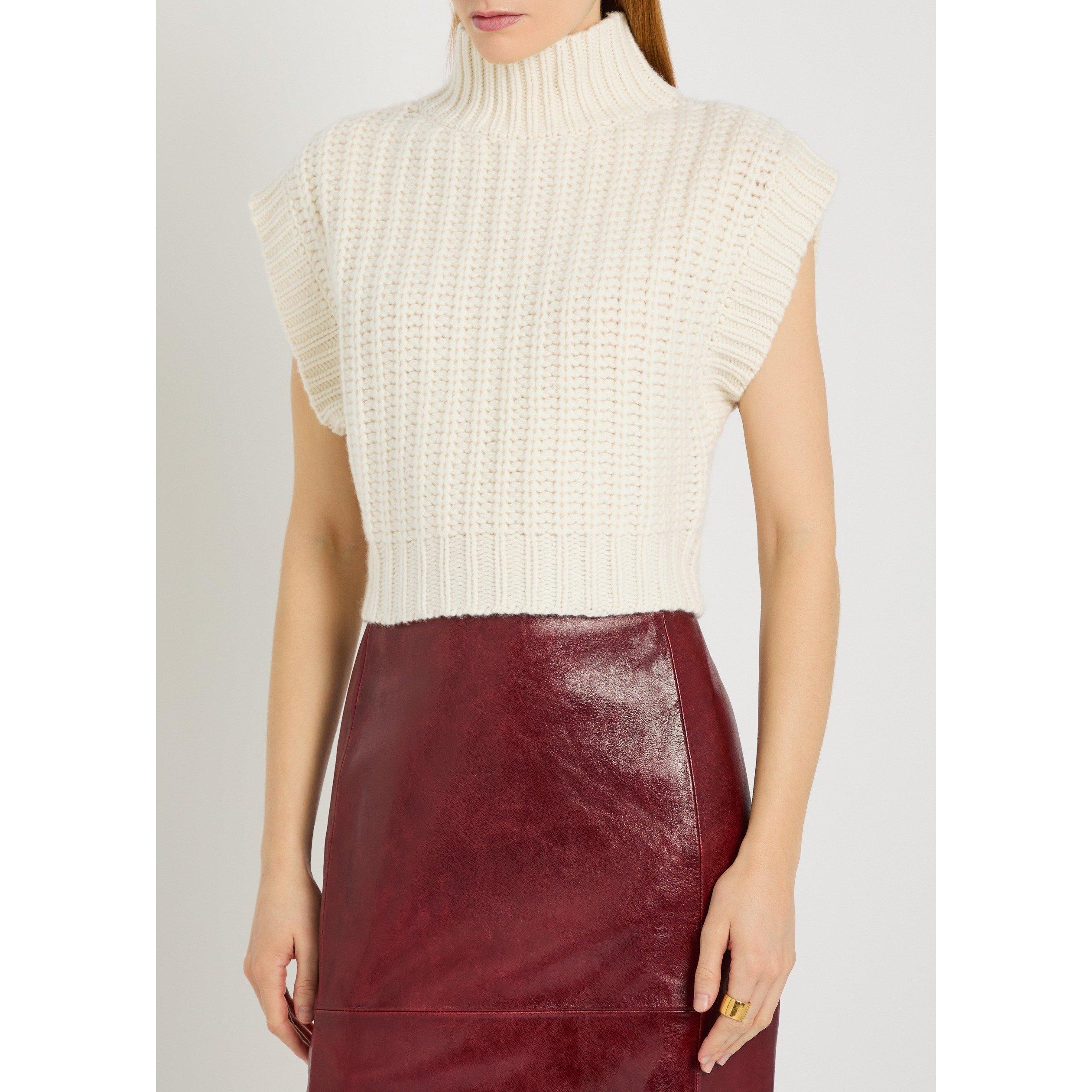 OFF WHITE - SKIIM - KW ROE CASHMERE VESTE JUMPER - 2