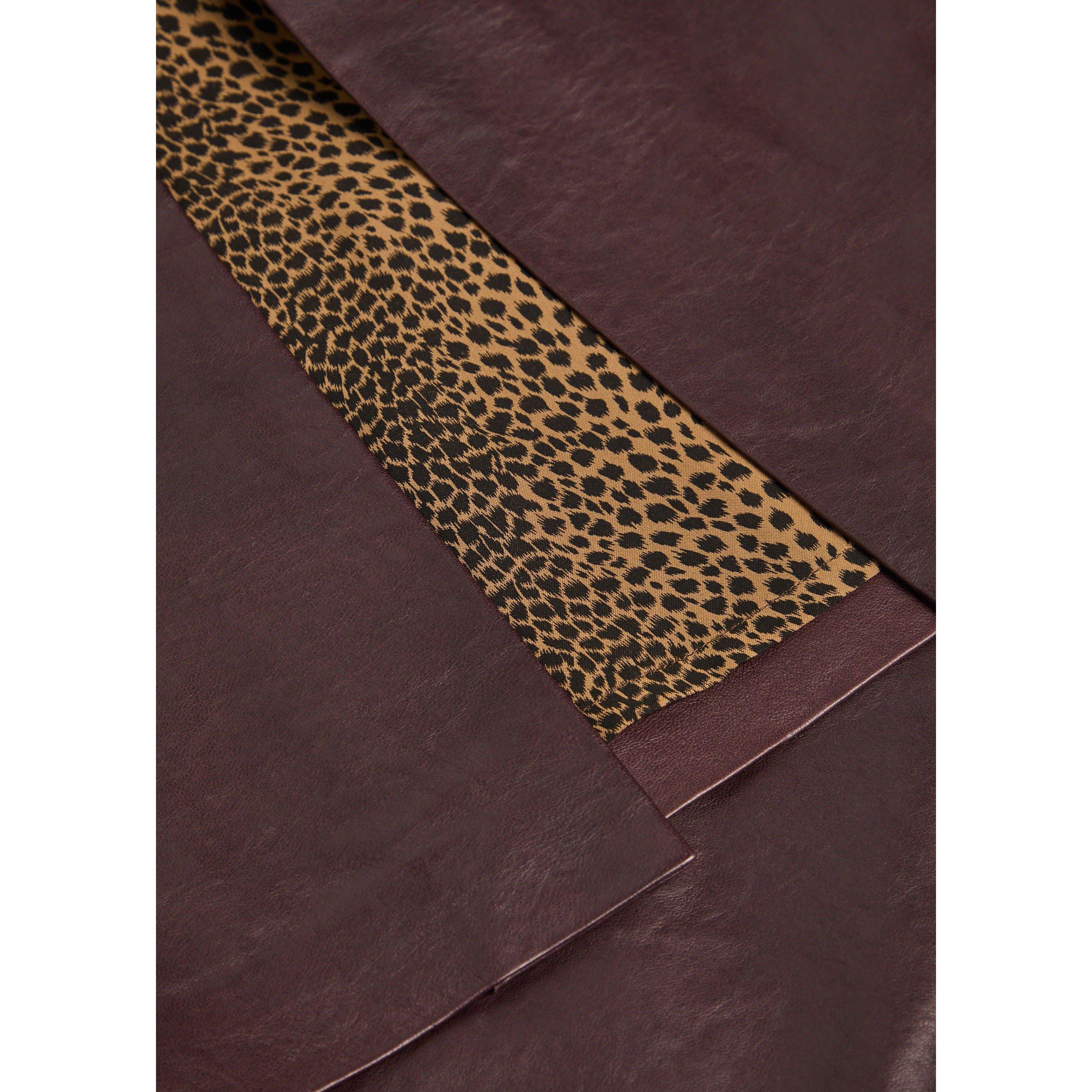 BURGUNDY - SKIIM - LS HUGUETTE MAXI STRAIGHT SKIR - 4