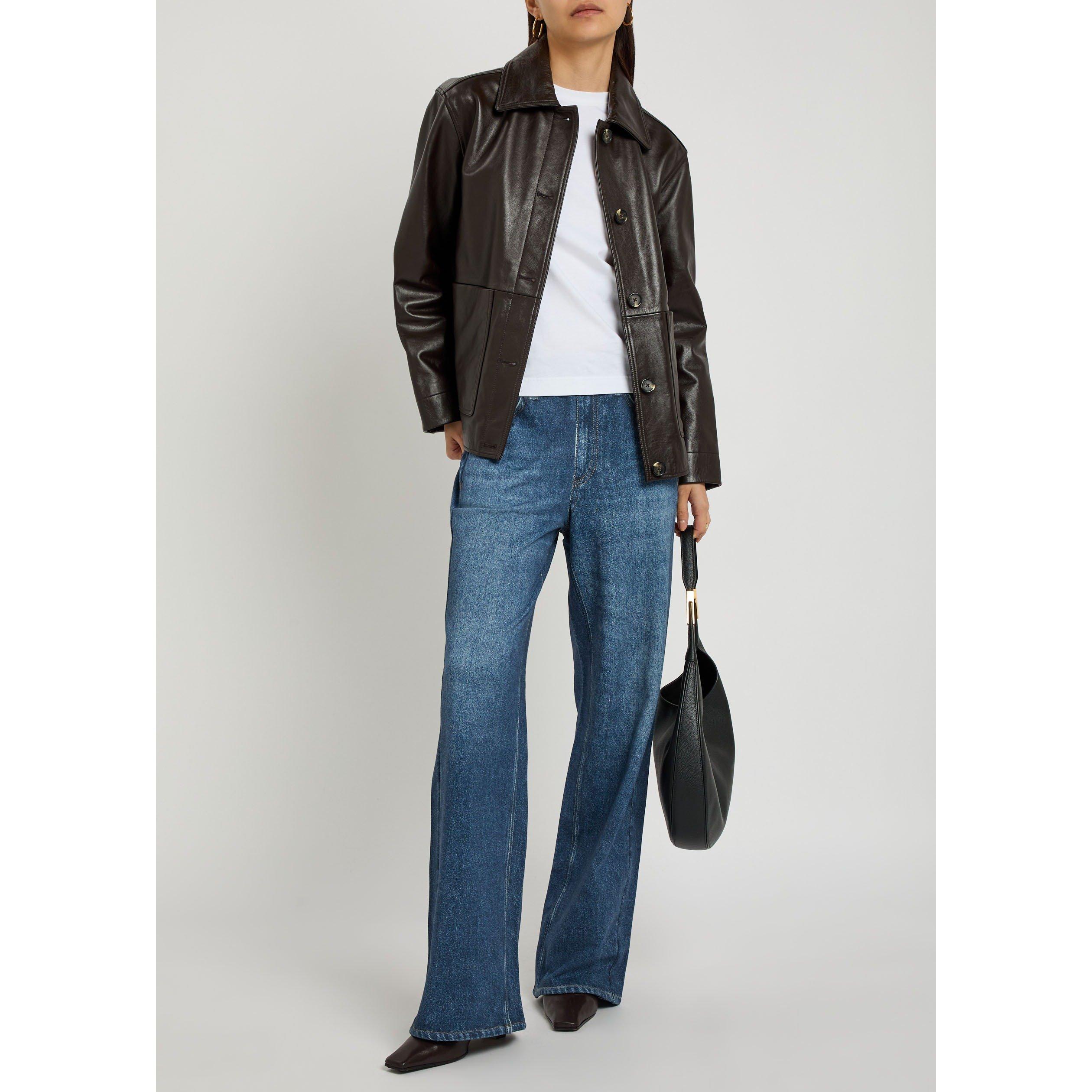 DARK BLUE - Rag and Bone - Women's Miramar Wide-Leg Jeans - 5