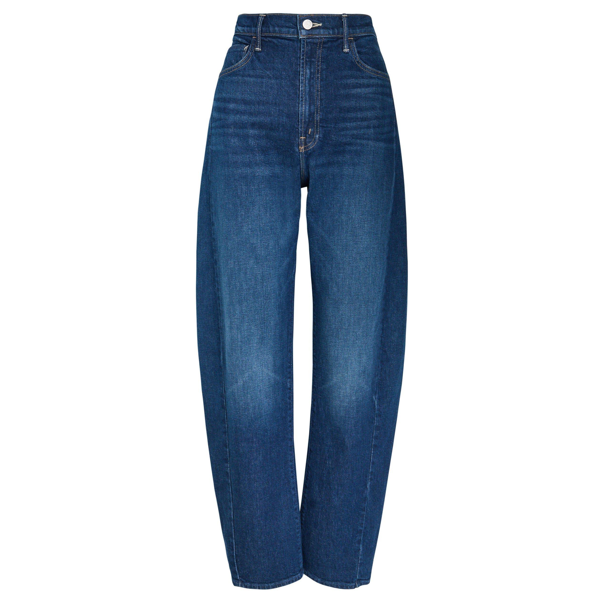 BLUE - MOTHER - J THE FULL-PIPE SKIMP JEANS