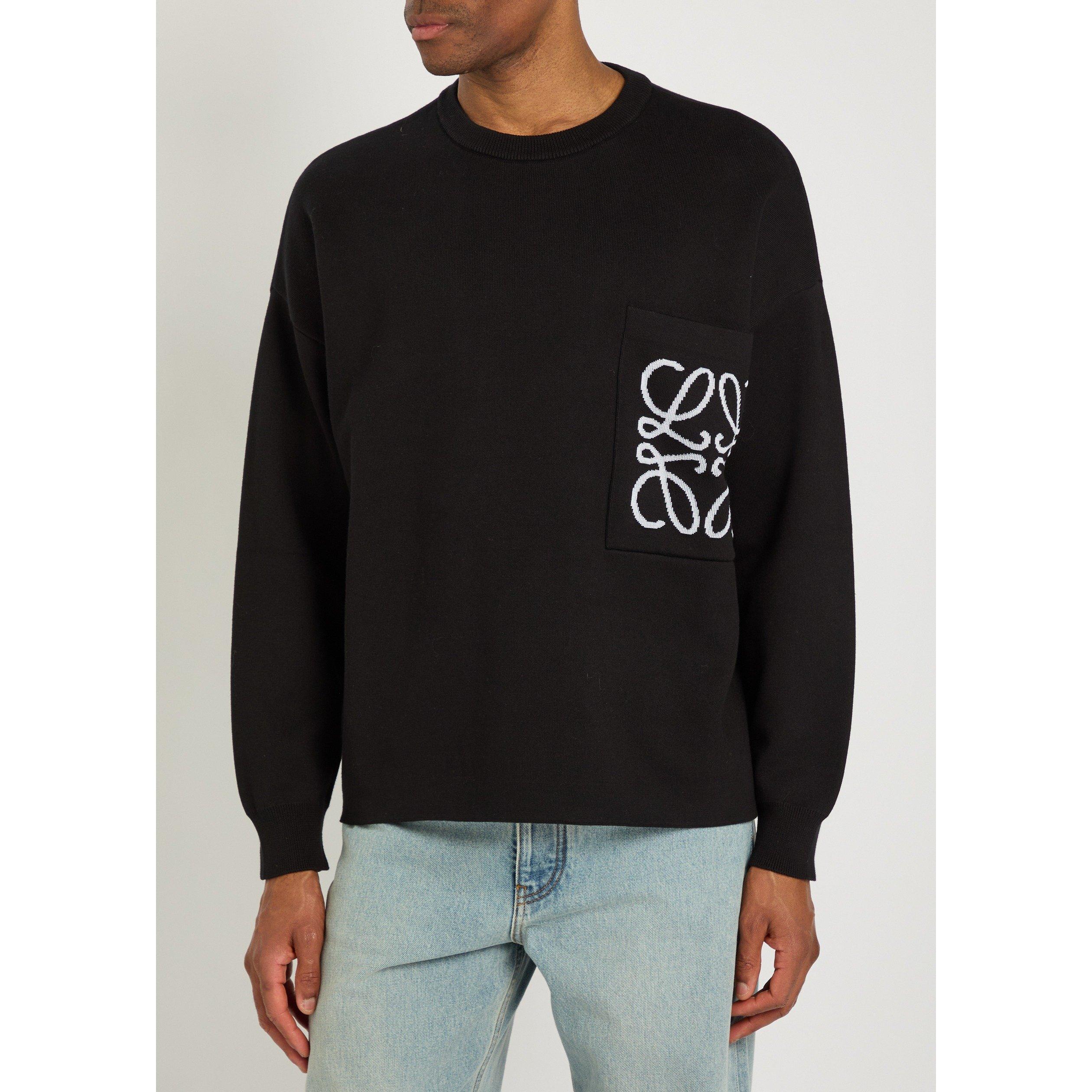 BLACK AND WHITE - LOEWE - LOEWE LOW COTTON/VISCOSE ANAGR - 2
