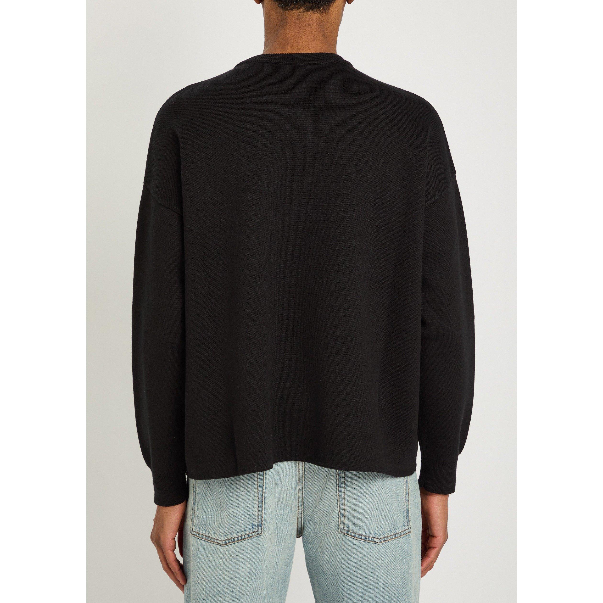 BLACK AND WHITE - LOEWE - LOEWE LOW COTTON/VISCOSE ANAGR - 3