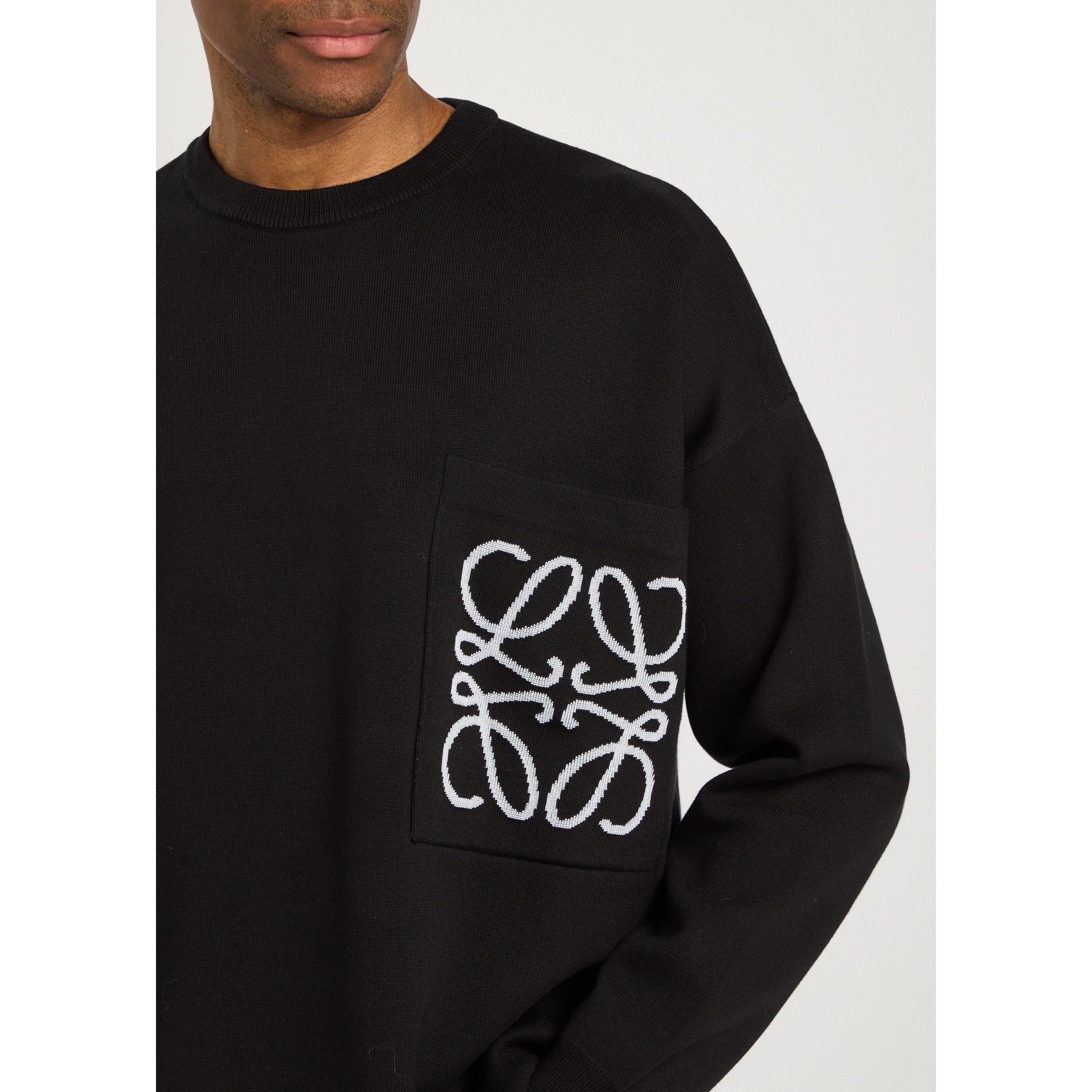 BLACK AND WHITE - LOEWE - LOEWE LOW COTTON/VISCOSE ANAGR - 4