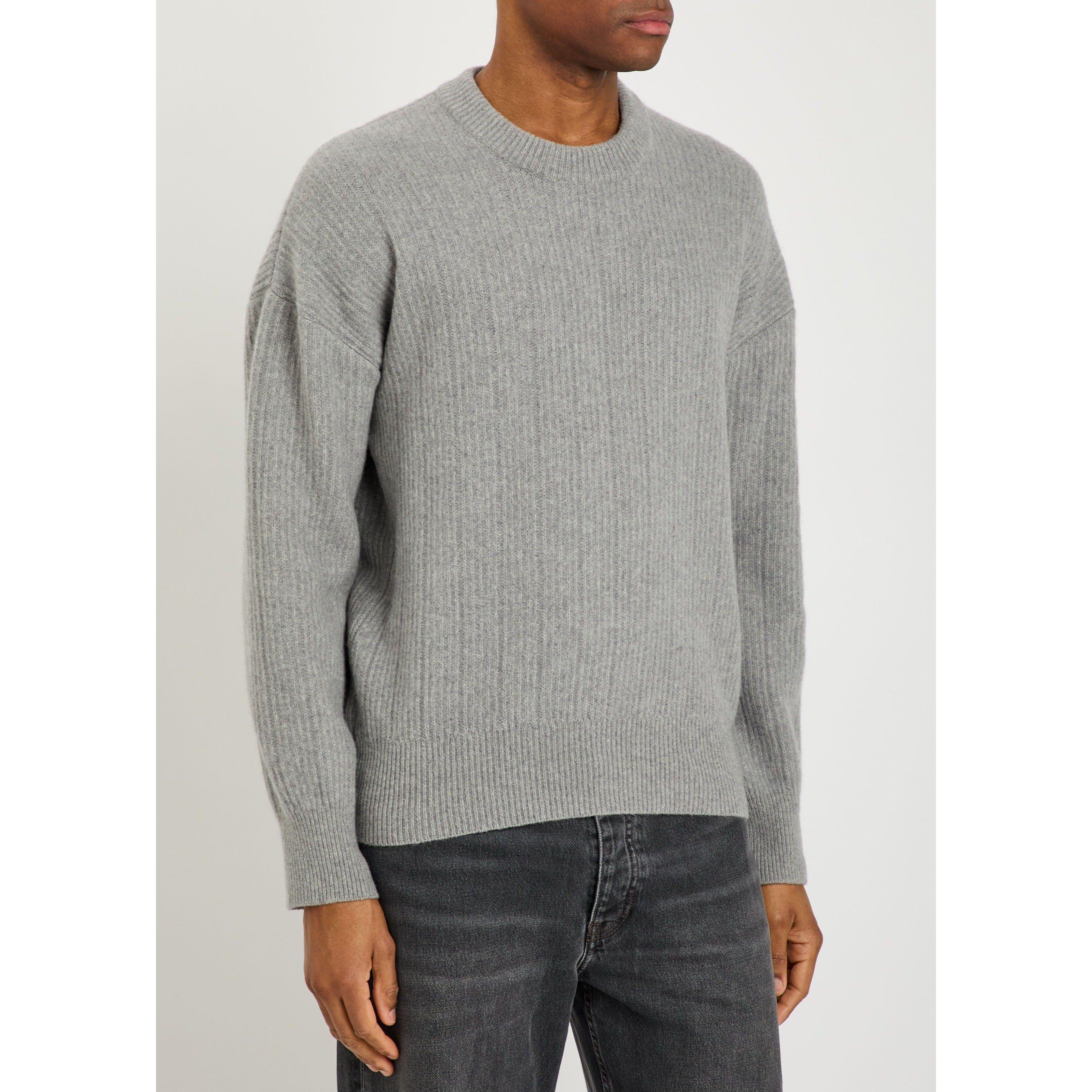 GREY - Oliver Spencer - Men's Overton Merino Wool Crew-Neck Jumper - 2