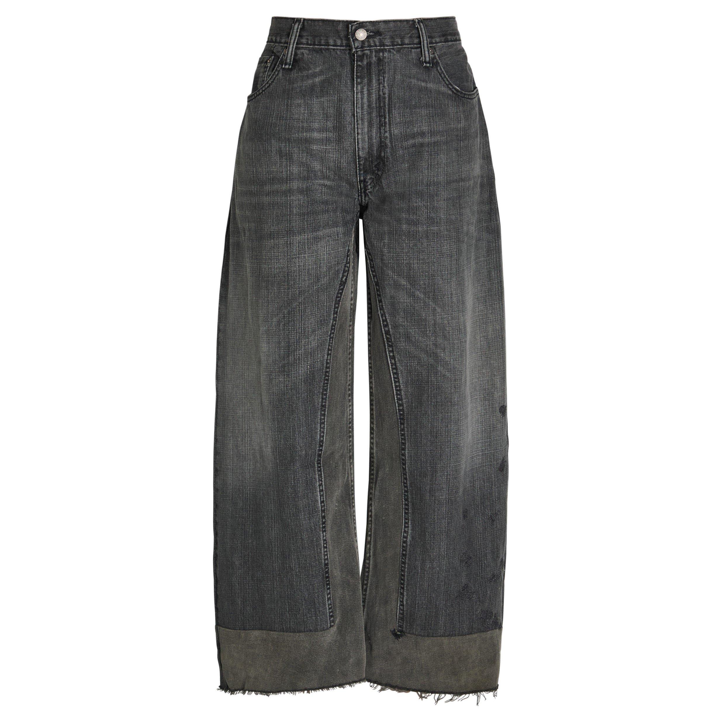 BLACK - B SIDES - VINTAGE REWORKED CULOTTE BLACK