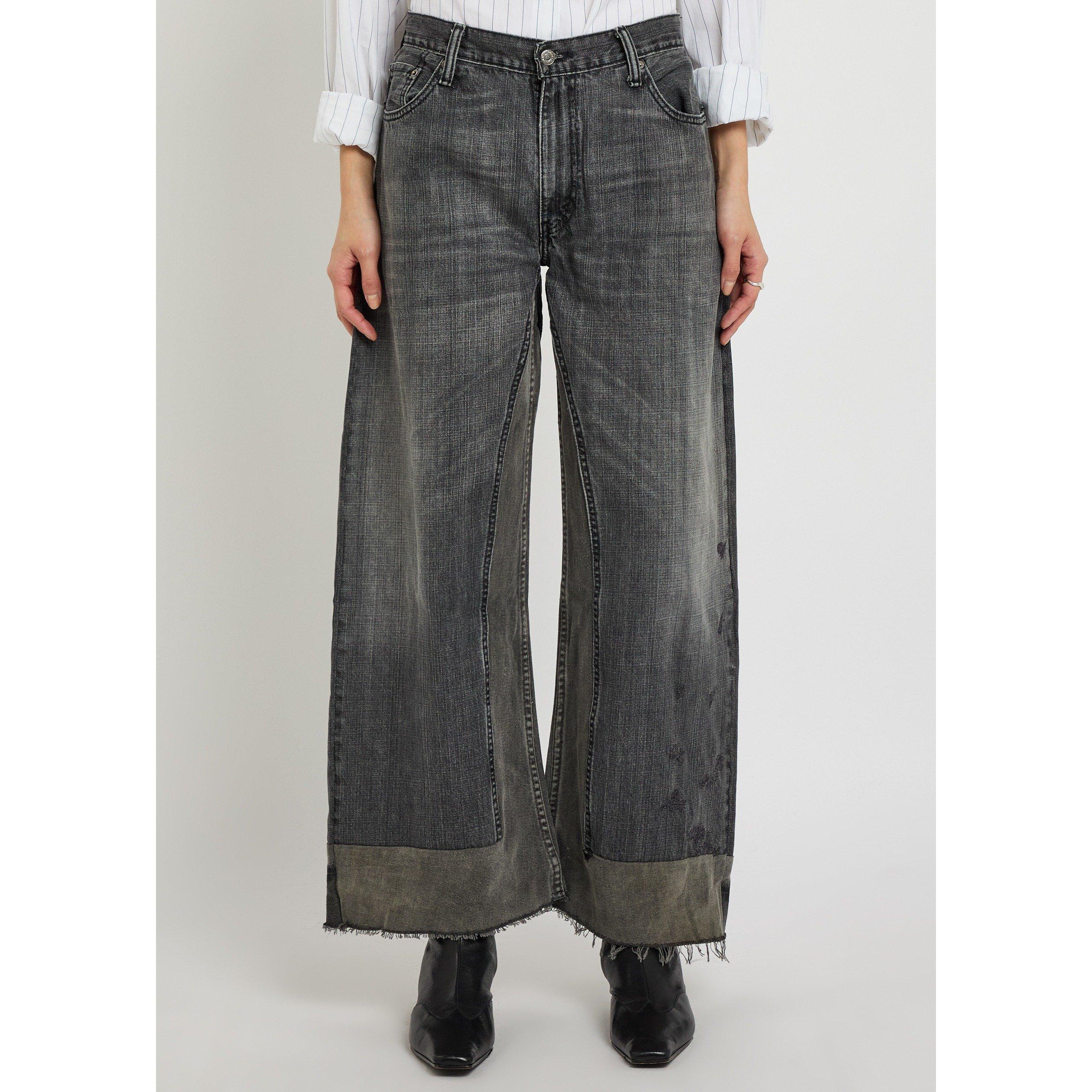 BLACK - B SIDES - VINTAGE REWORKED CULOTTE BLACK - 2