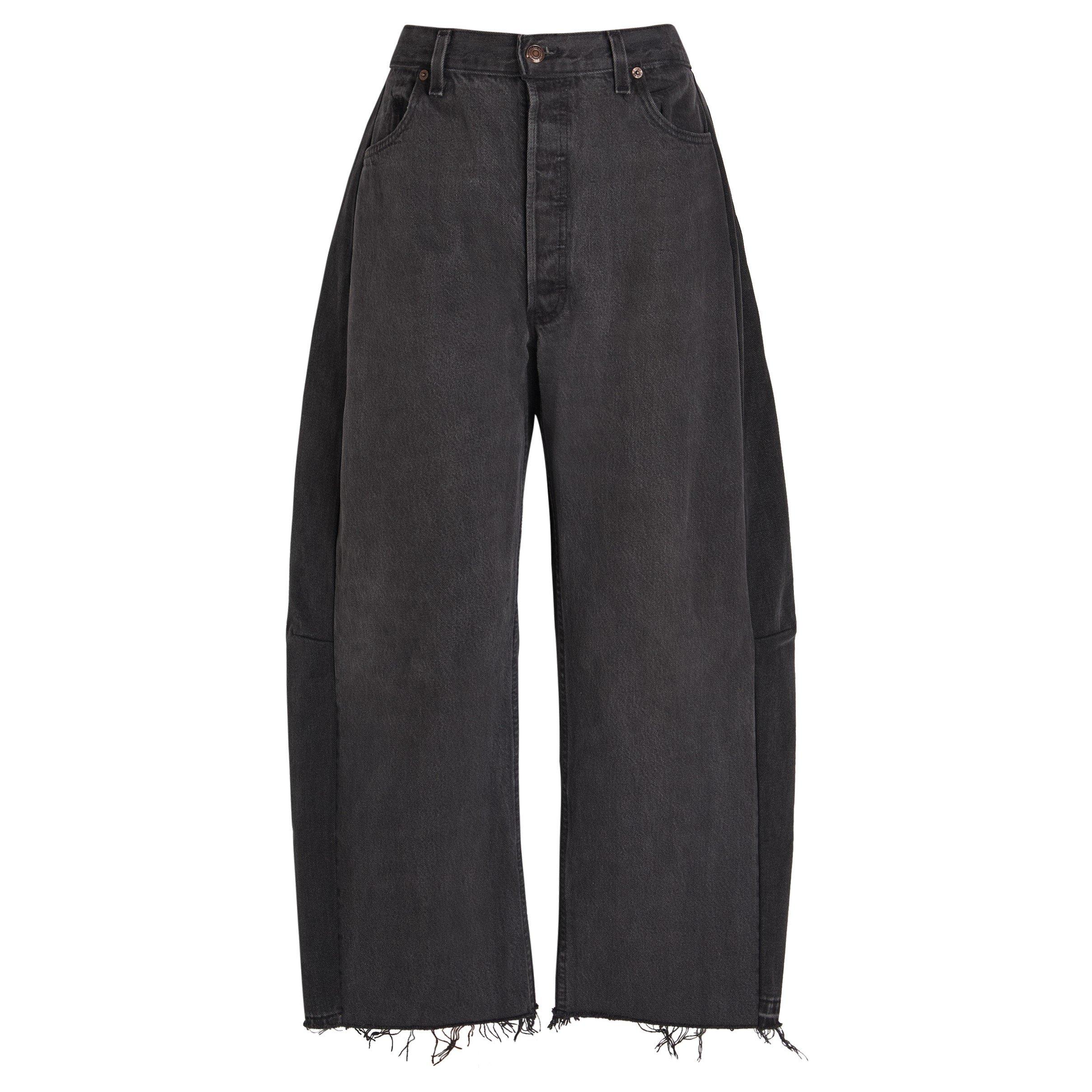 BLACK - B SIDES - VINTAGE REWKD LASSO JEAN