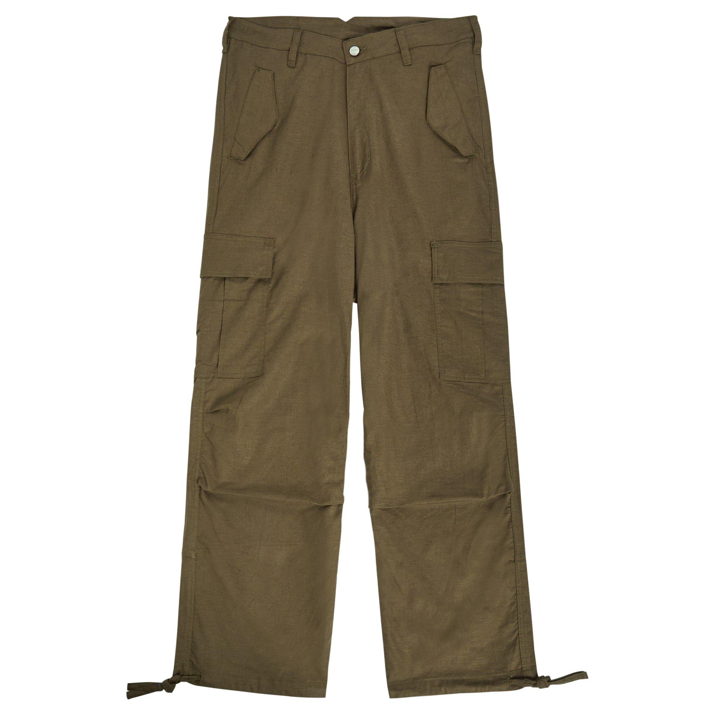 Rhude RH LINEN PARACHUTE PANTS