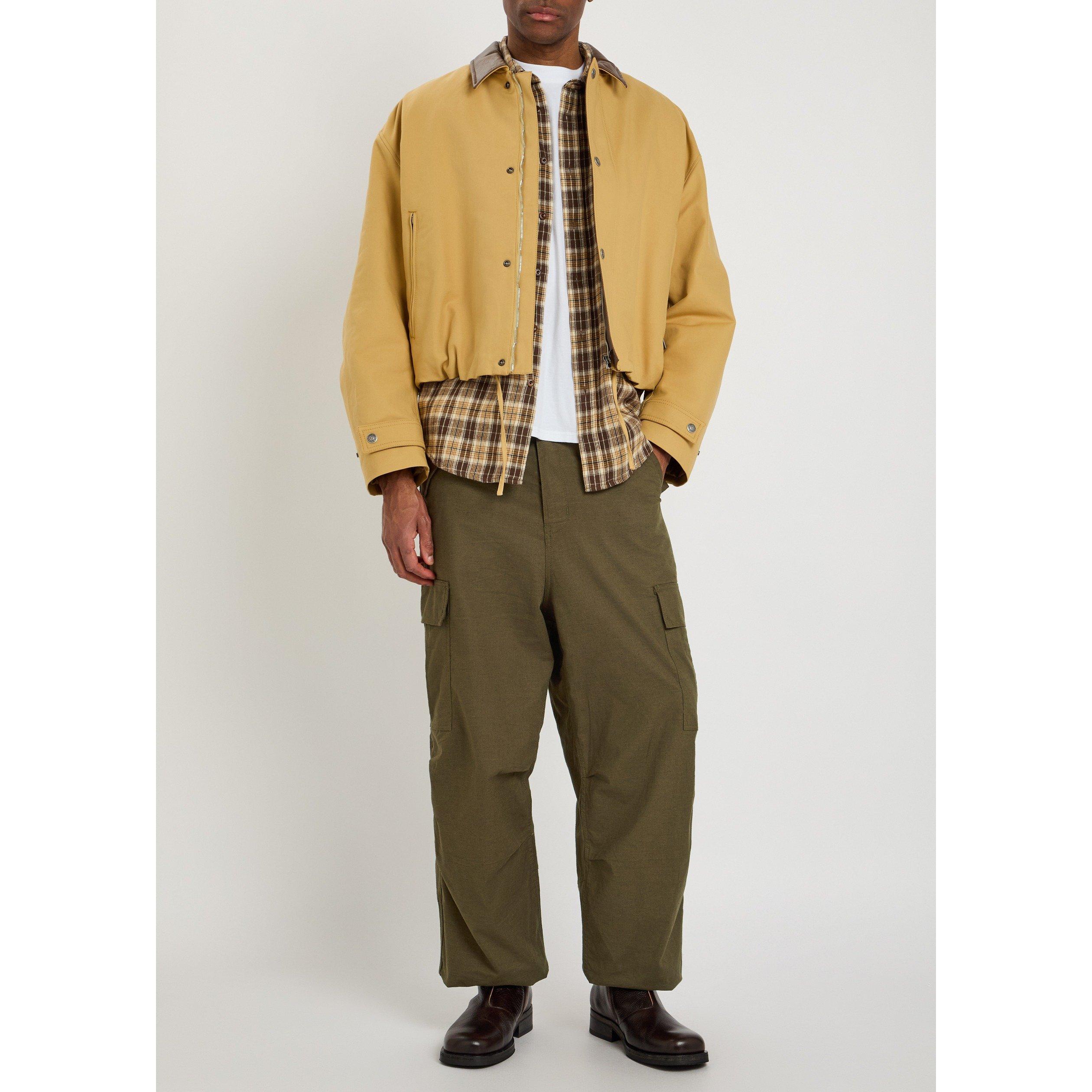 OLIVE - Rhude - Men's Linen Parachute Pants - 5