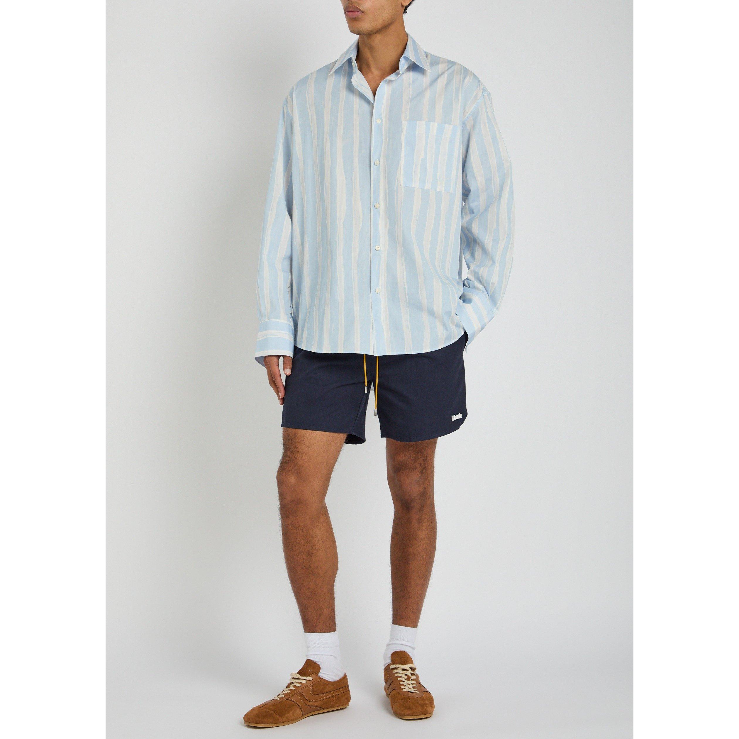 NAVY AND OTHER - Rhude - RH CLASSIC LOGO SHORTS - 5