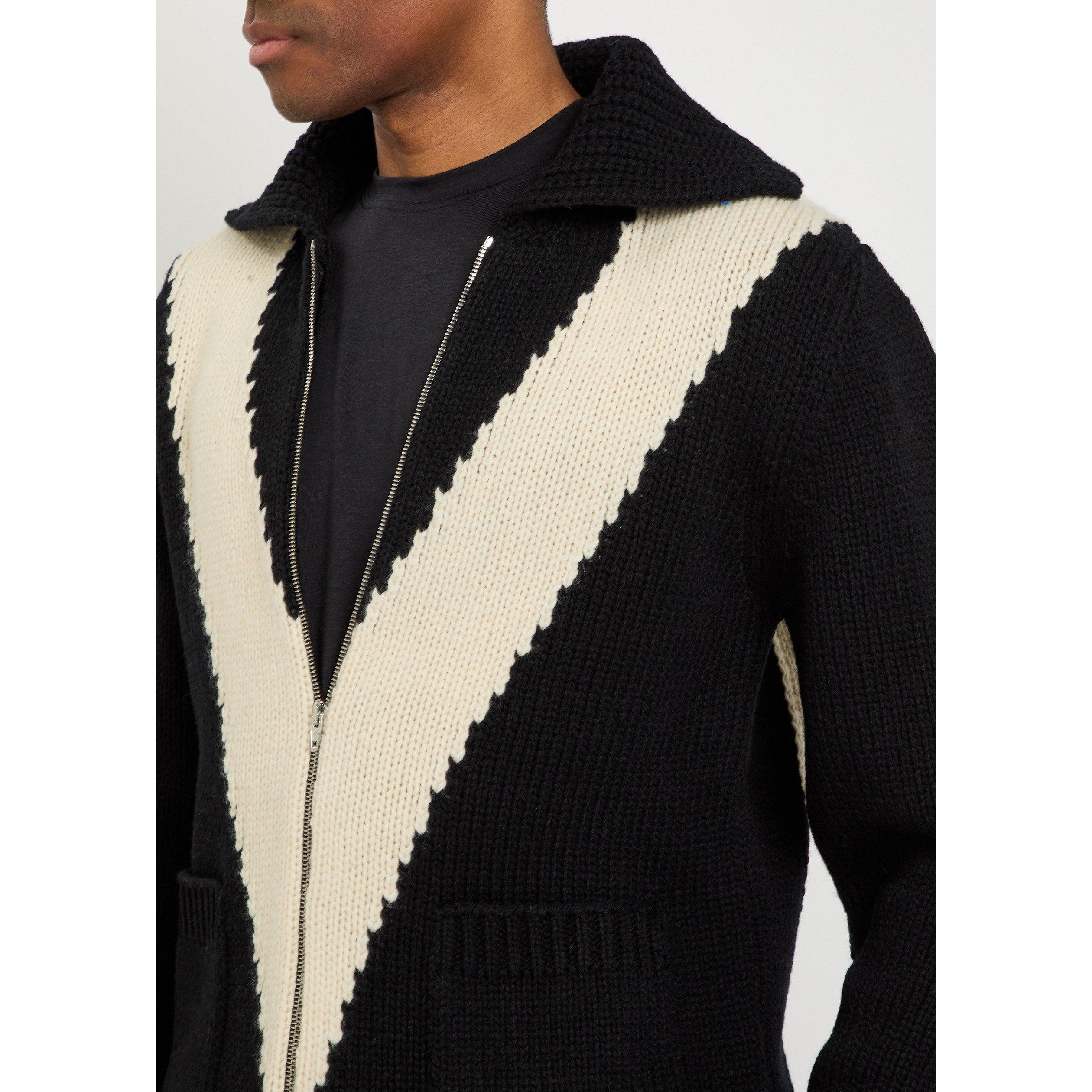 WHITE AND OTHER - Valentino - VAL GIACCA MAGLIA ZIP SWEATER - 4