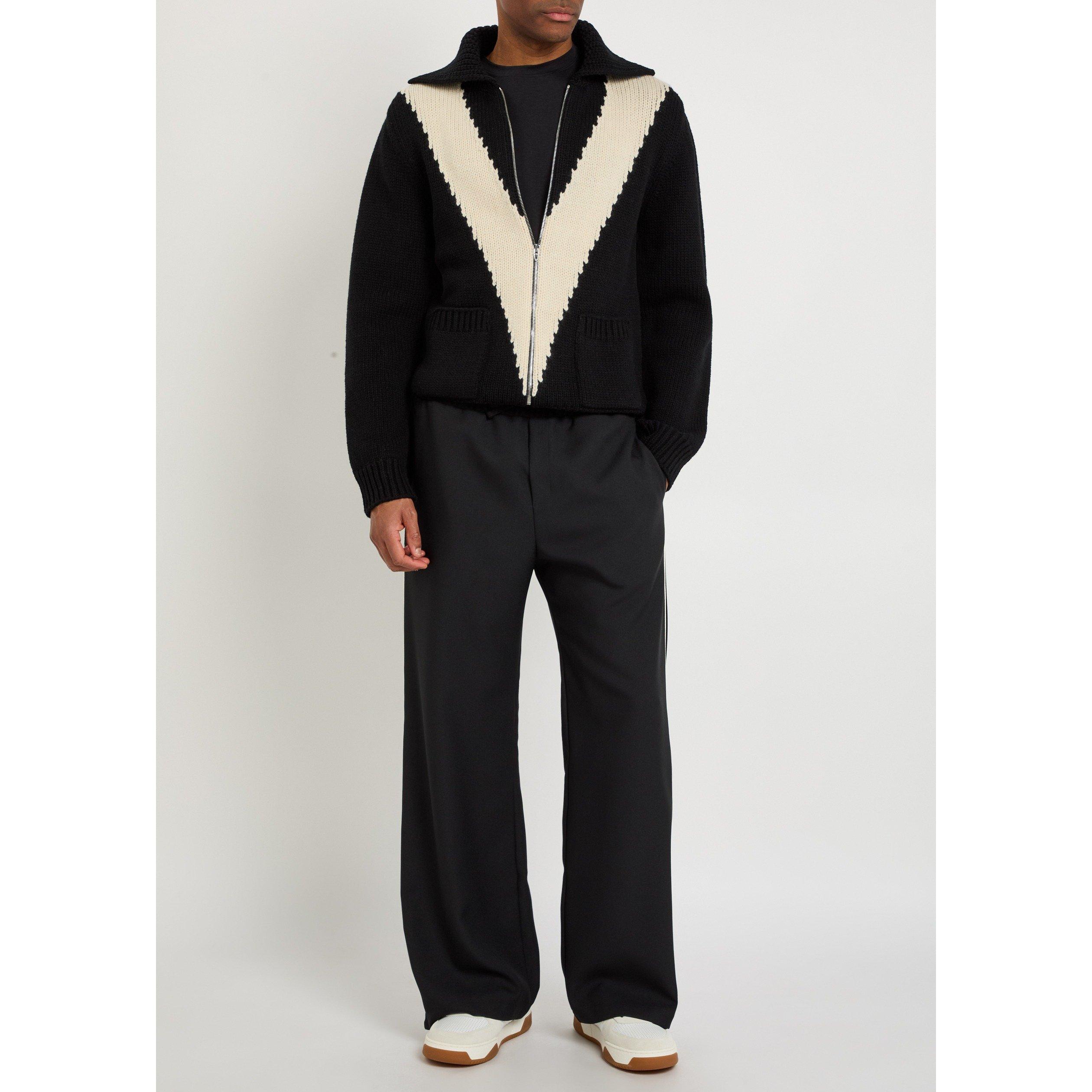 WHITE AND OTHER - Valentino - VAL GIACCA MAGLIA ZIP SWEATER - 5