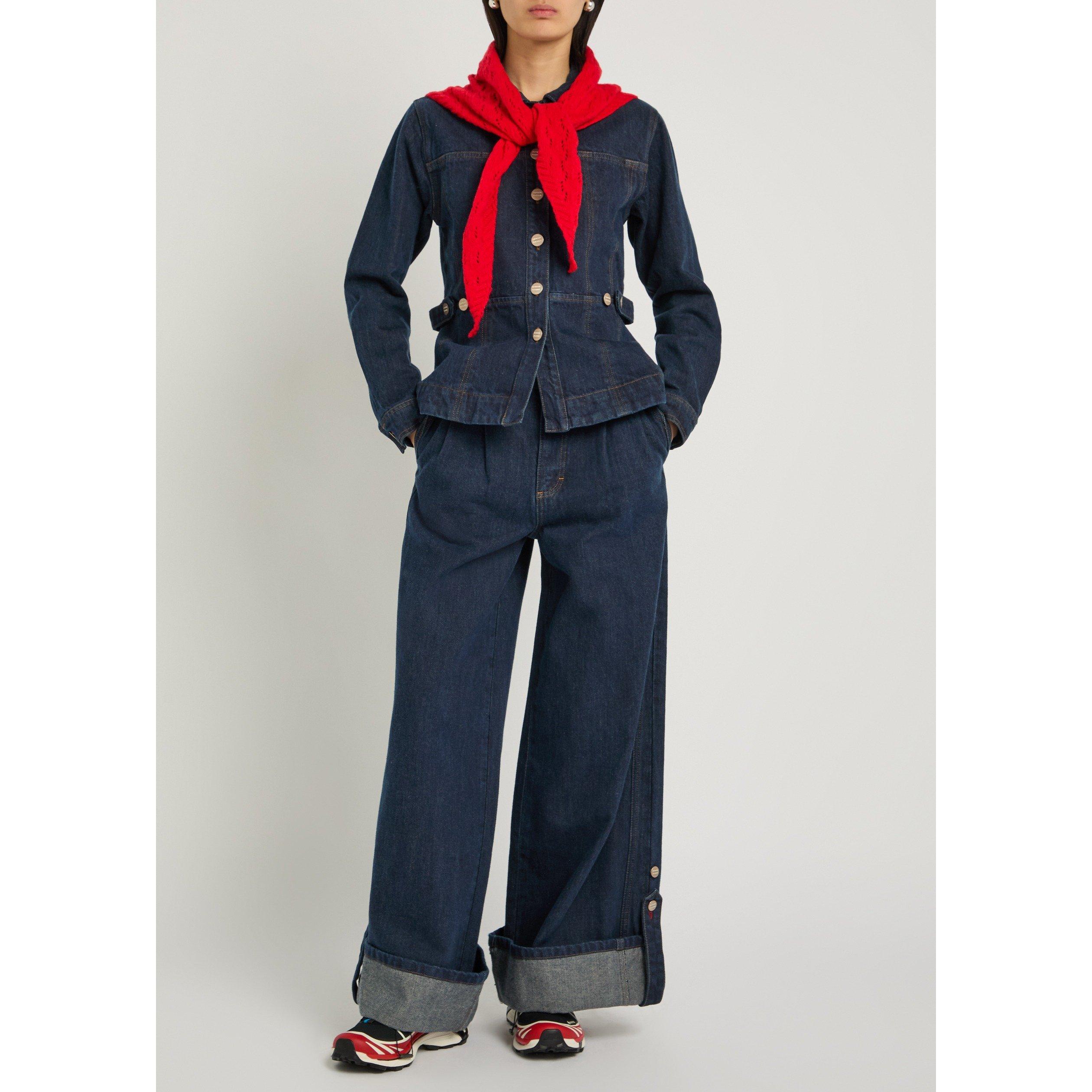 DARK BLUE - Damson Madder - J WYLIE JEAN - 5