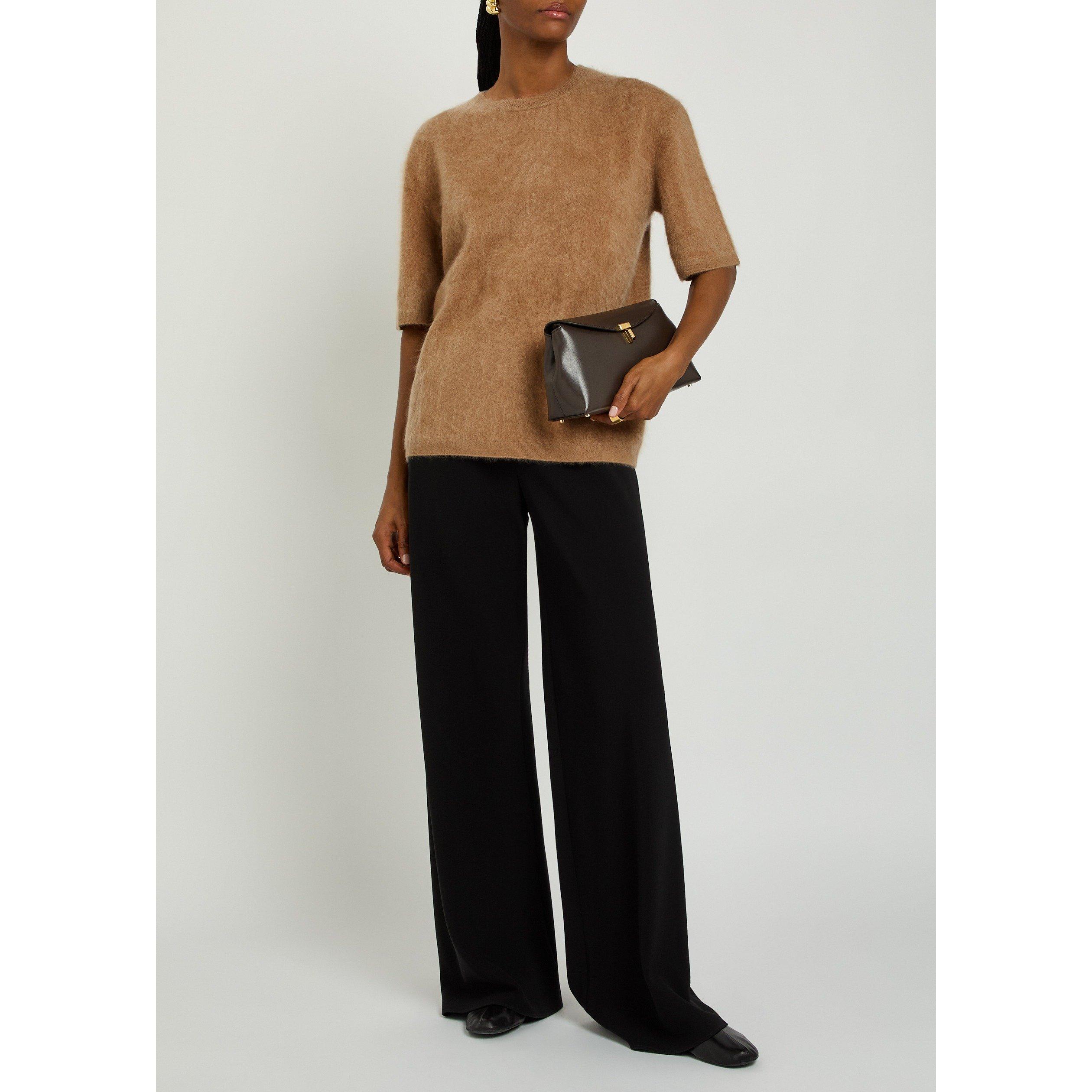 TAN - Lisa Yang - KW MAREN BRUSHED SS SWEATER - 5