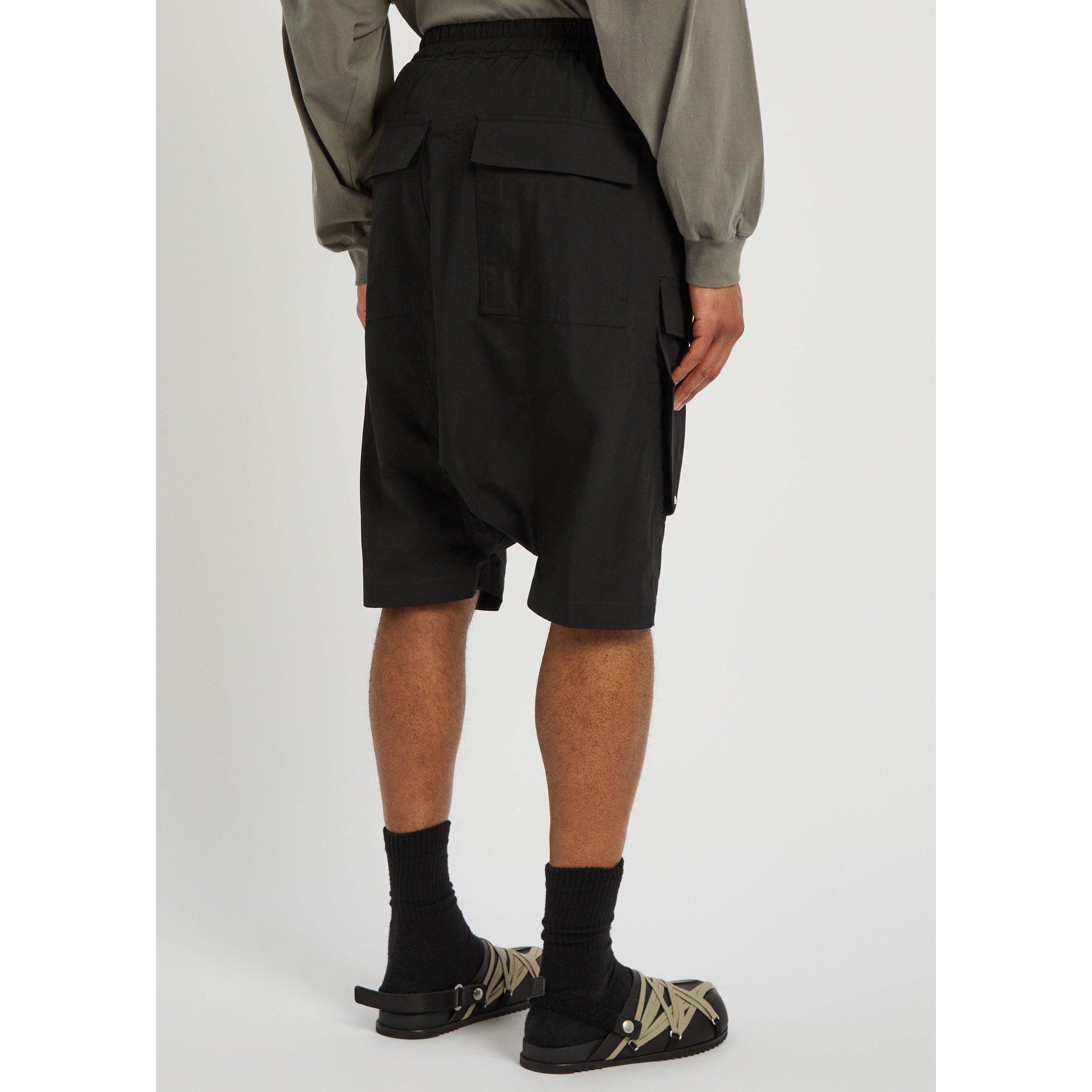 BLACK - Rick Owens - RO PANTALONI - CARGO PODS - - 3