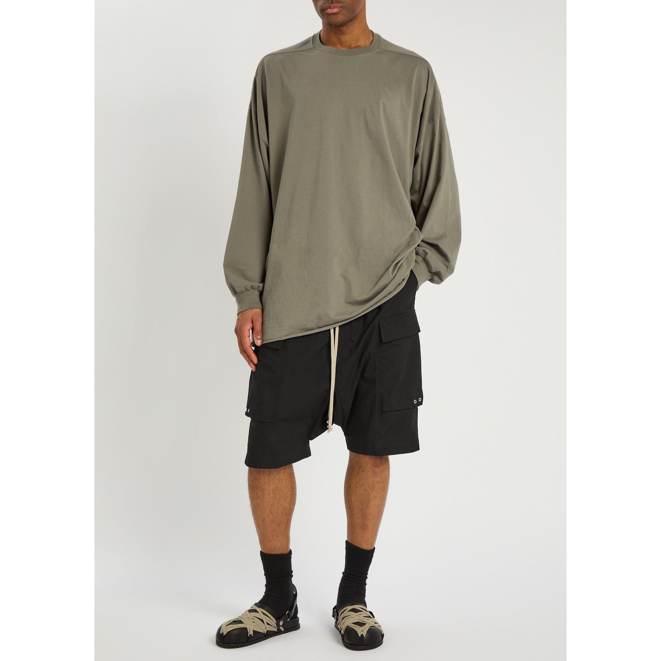 BLACK - Rick Owens - RO PANTALONI - CARGO PODS - - 5