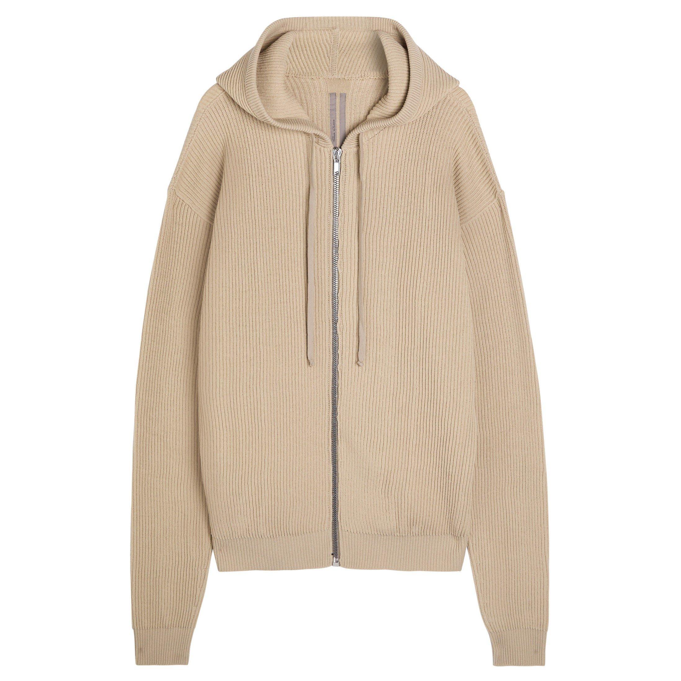 SAND - Rick Owens - RO GIACCA IN MAGLIA - ZIPPED H - 1