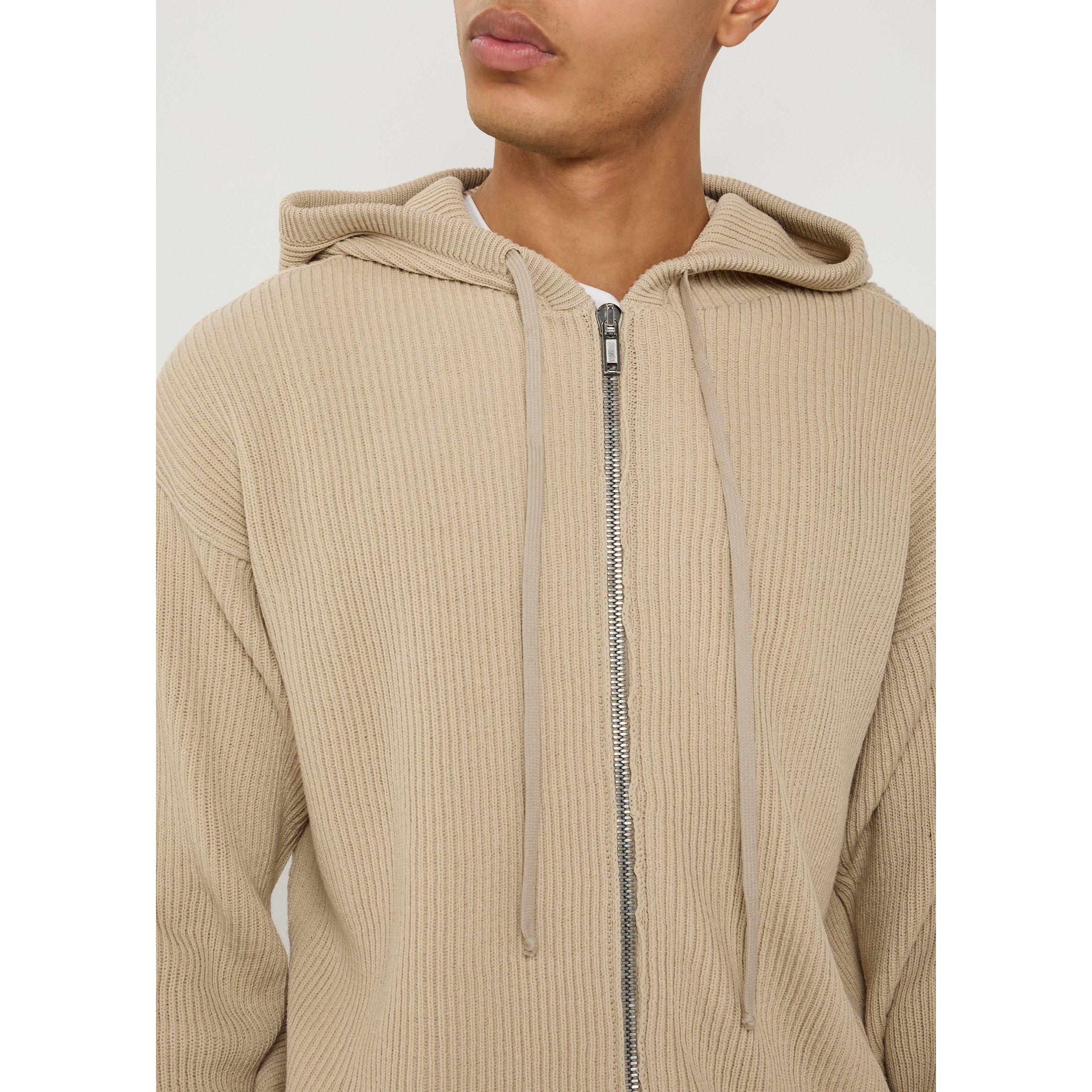 SAND - Rick Owens - RO GIACCA IN MAGLIA - ZIPPED H - 4