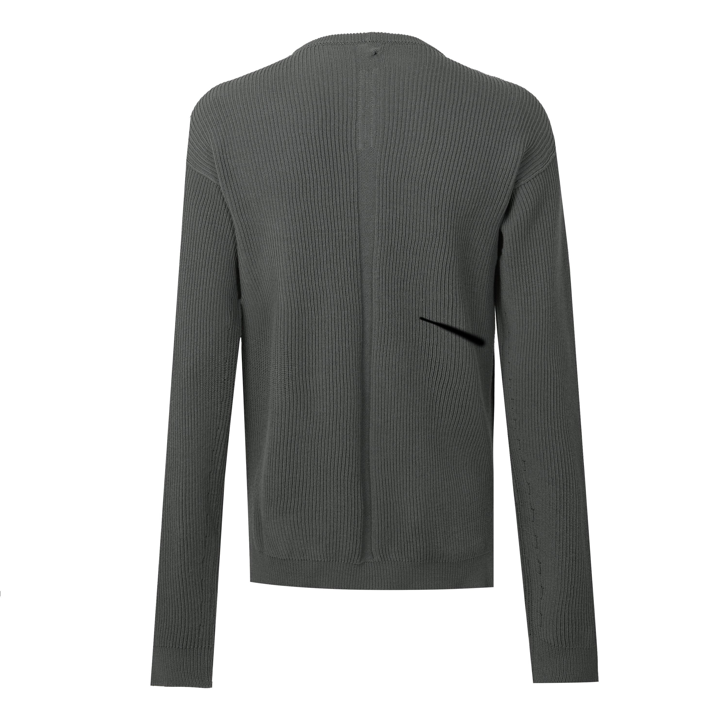 GREY - Rick Owens - RO MAGLIA - ROUND NECK - - 2