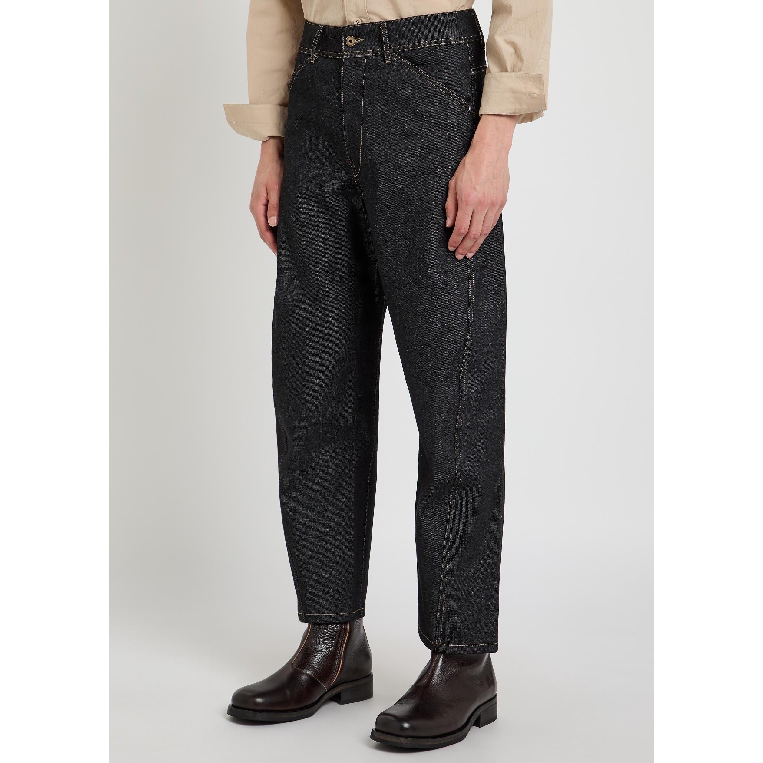 DARK GREY - Lemaire - LEMAIRE TWISTED WORKWEAR PANTS - 2