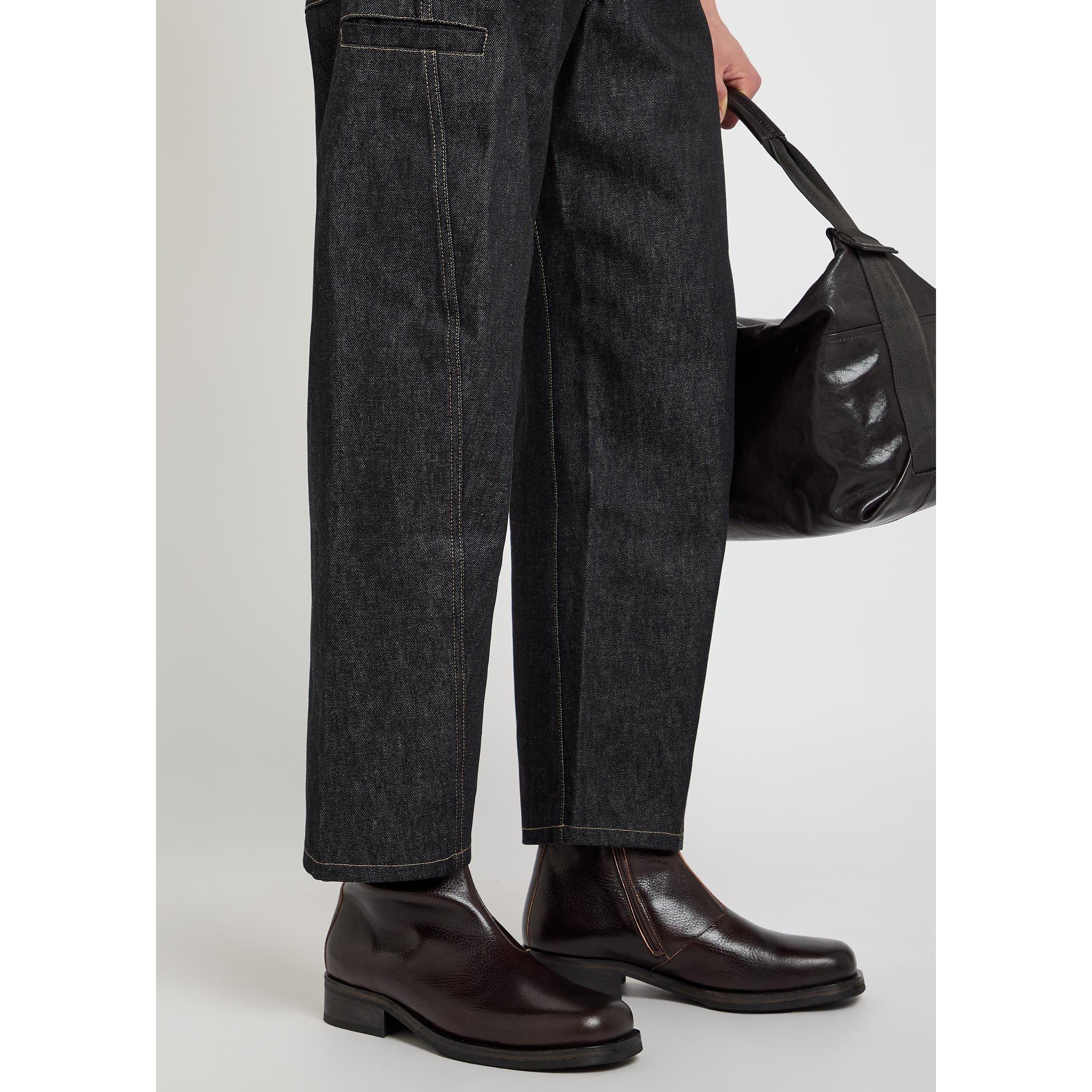 DARK GREY - Lemaire - LEMAIRE TWISTED WORKWEAR PANTS - 4