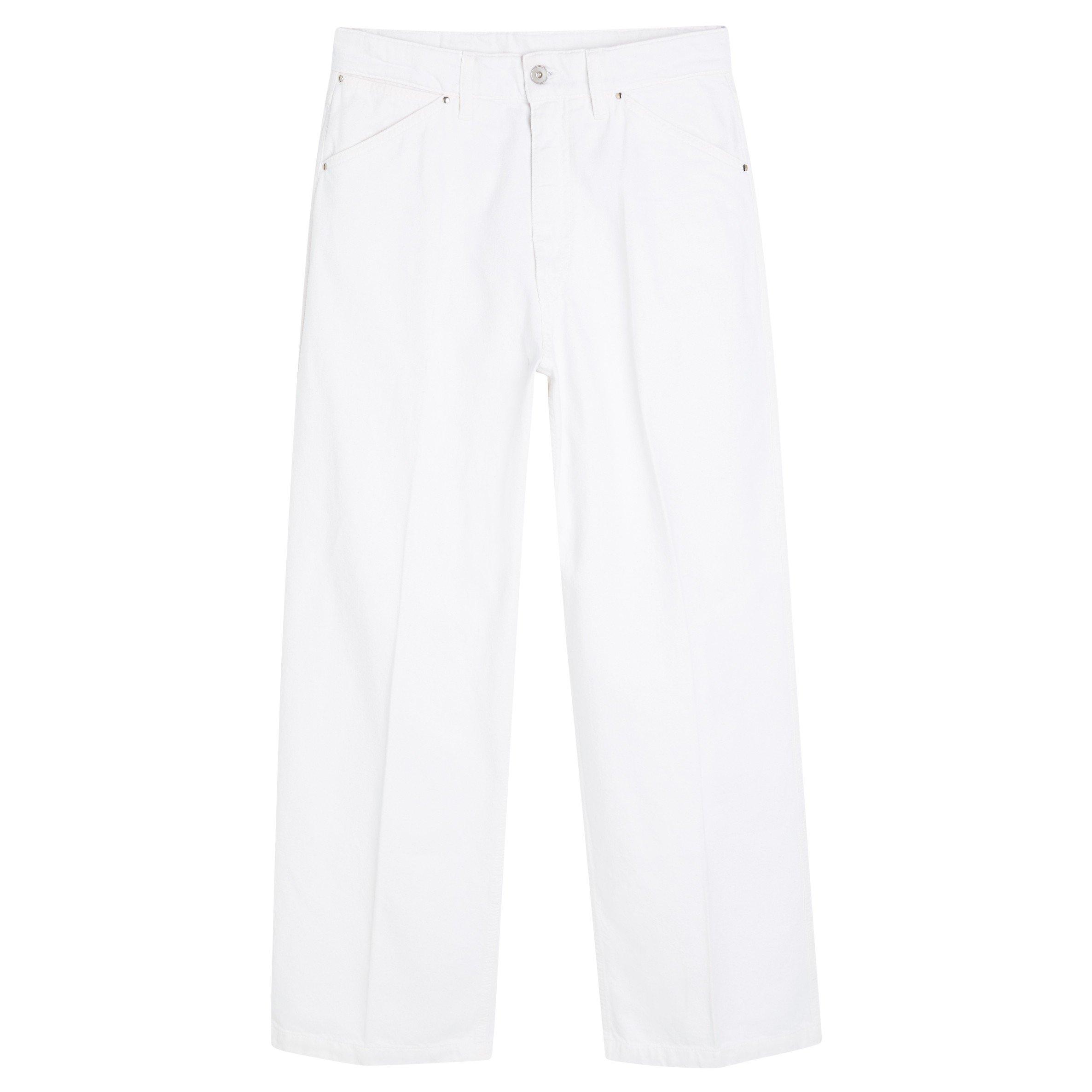 WHITE - Lemaire - LEMAIRE WIDE PANTS