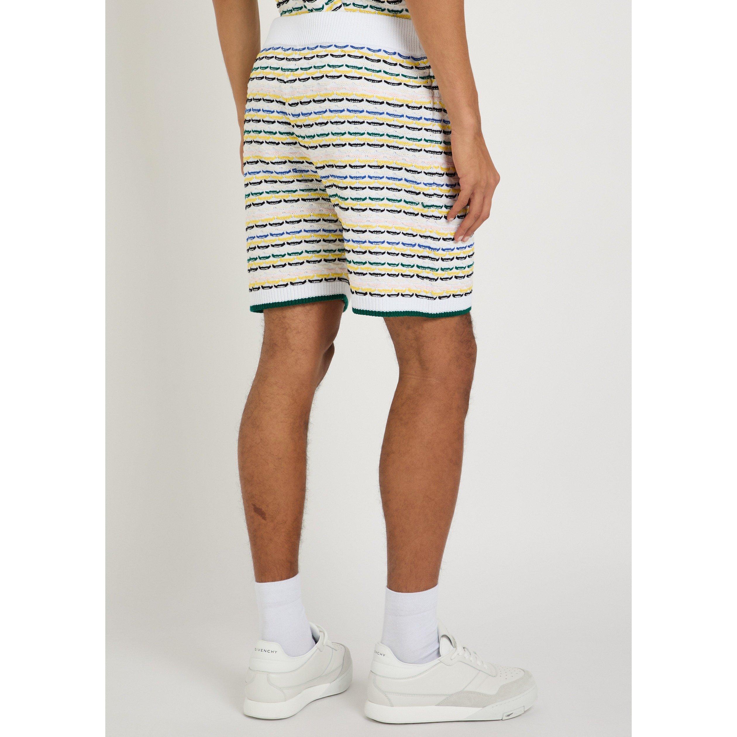 MULTICOLOURED - Casablanca - CAS TUCK STITCH SHORTS - 3