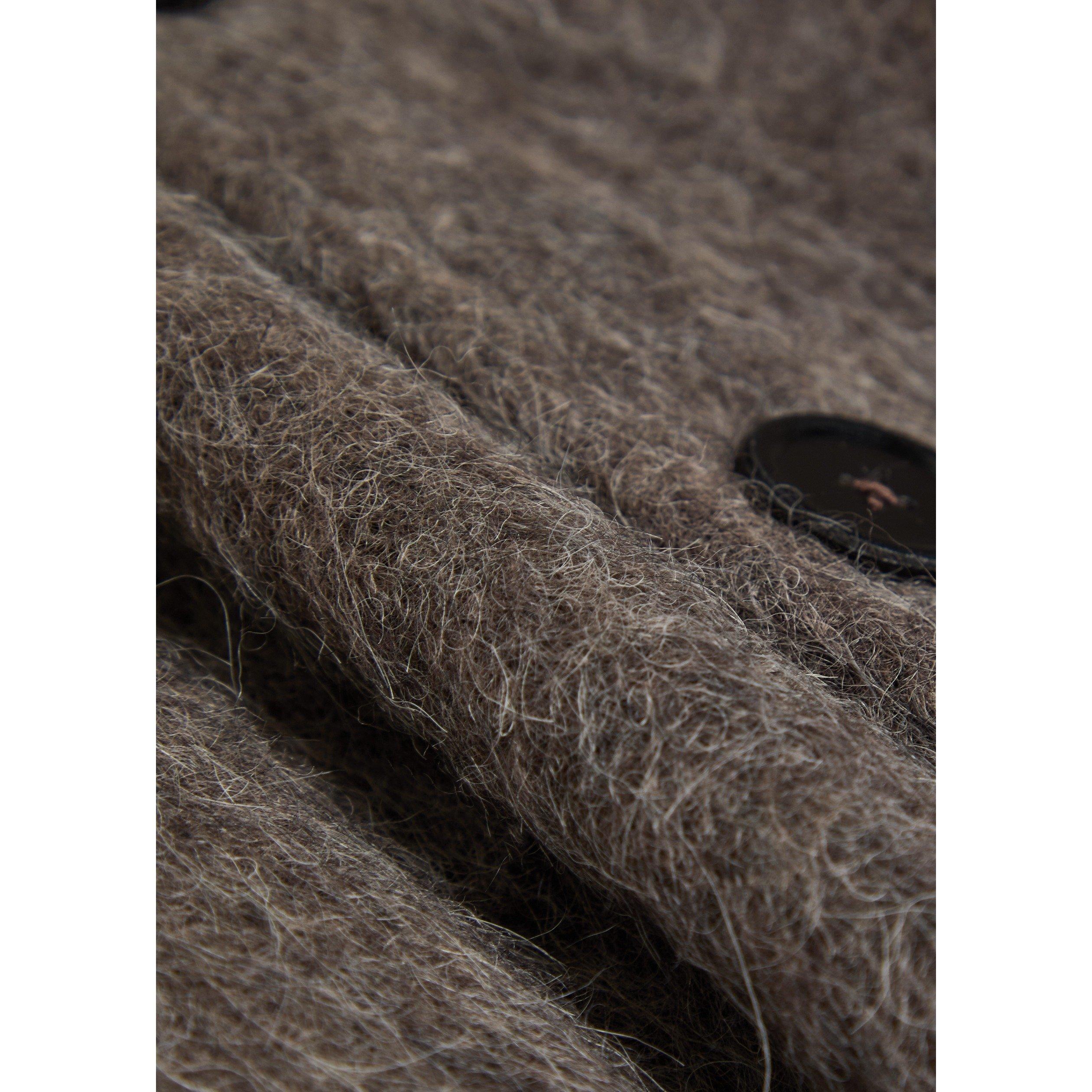 GREY - Our Legacy - Men's Wool Brushed Knit Cardigan - 4