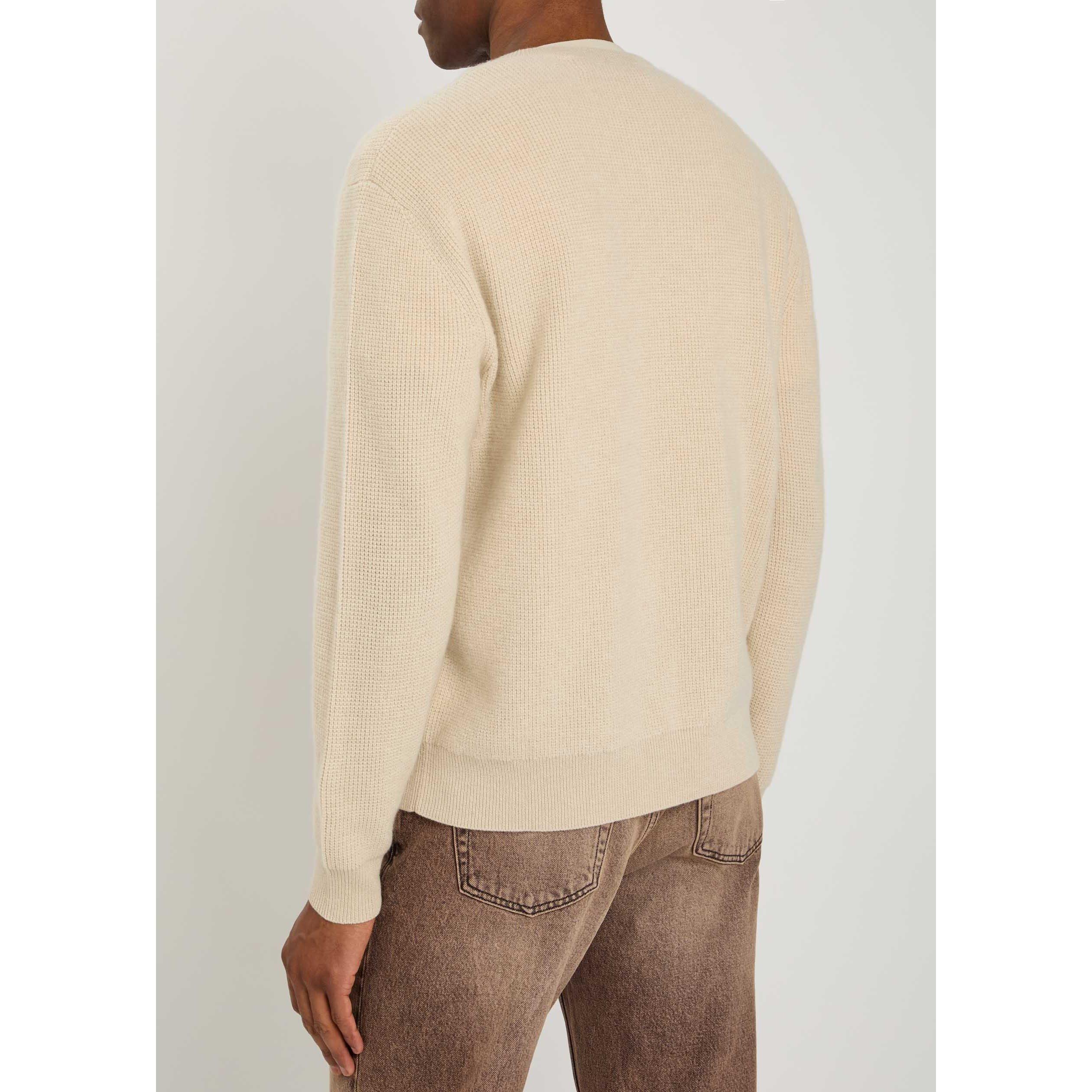 NATURAL - The Elder Statesman - TES waffle thermal henley - 3