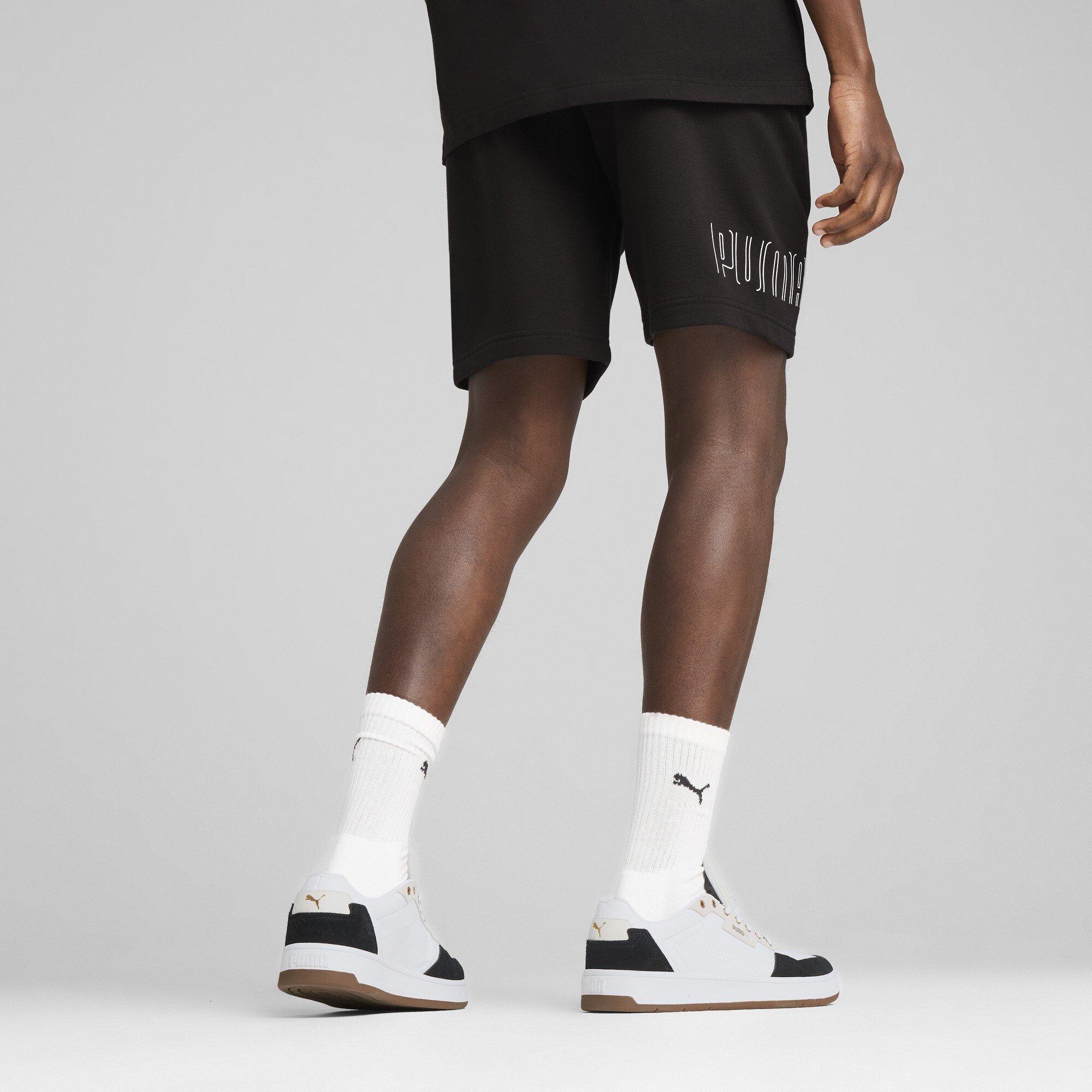 Puma Black - Puma - Graph Jersey Jogger Shorts - 3