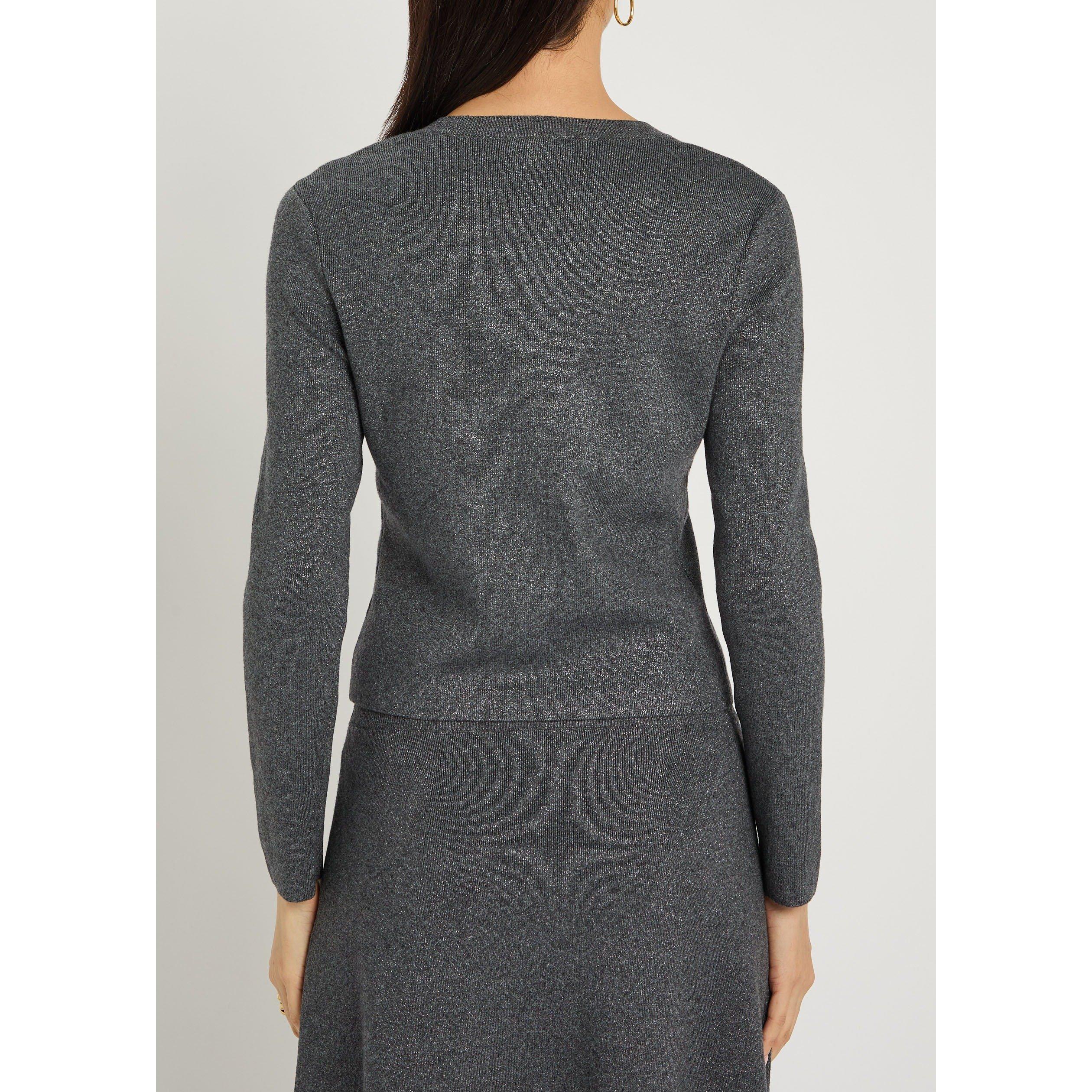 DARK GREY - Paige - KN ANZU CARDI DRK GRY SPARKLE - 3