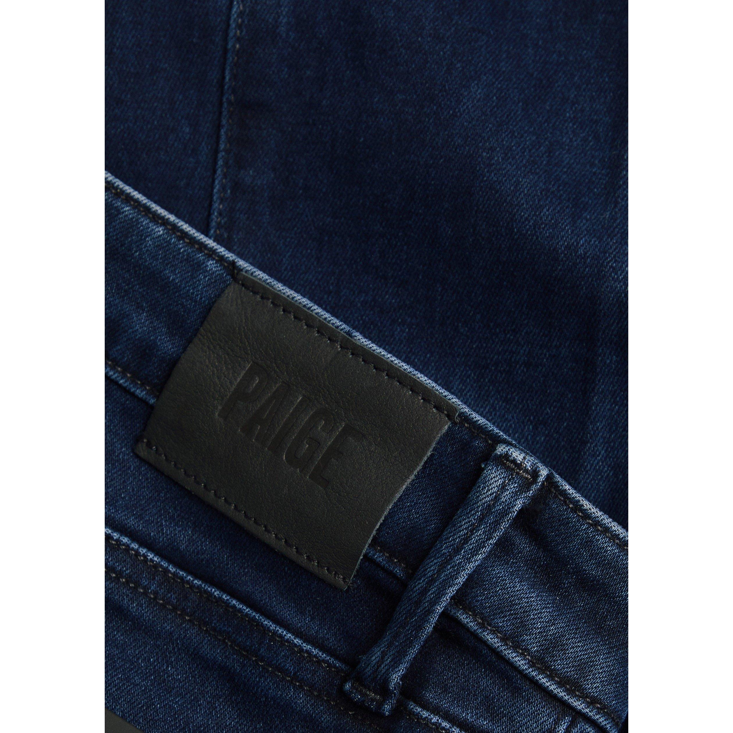 DARK BLUE - Paige - Women's Genevieve Bespoke Cotton Bootcut Jeans - 4
